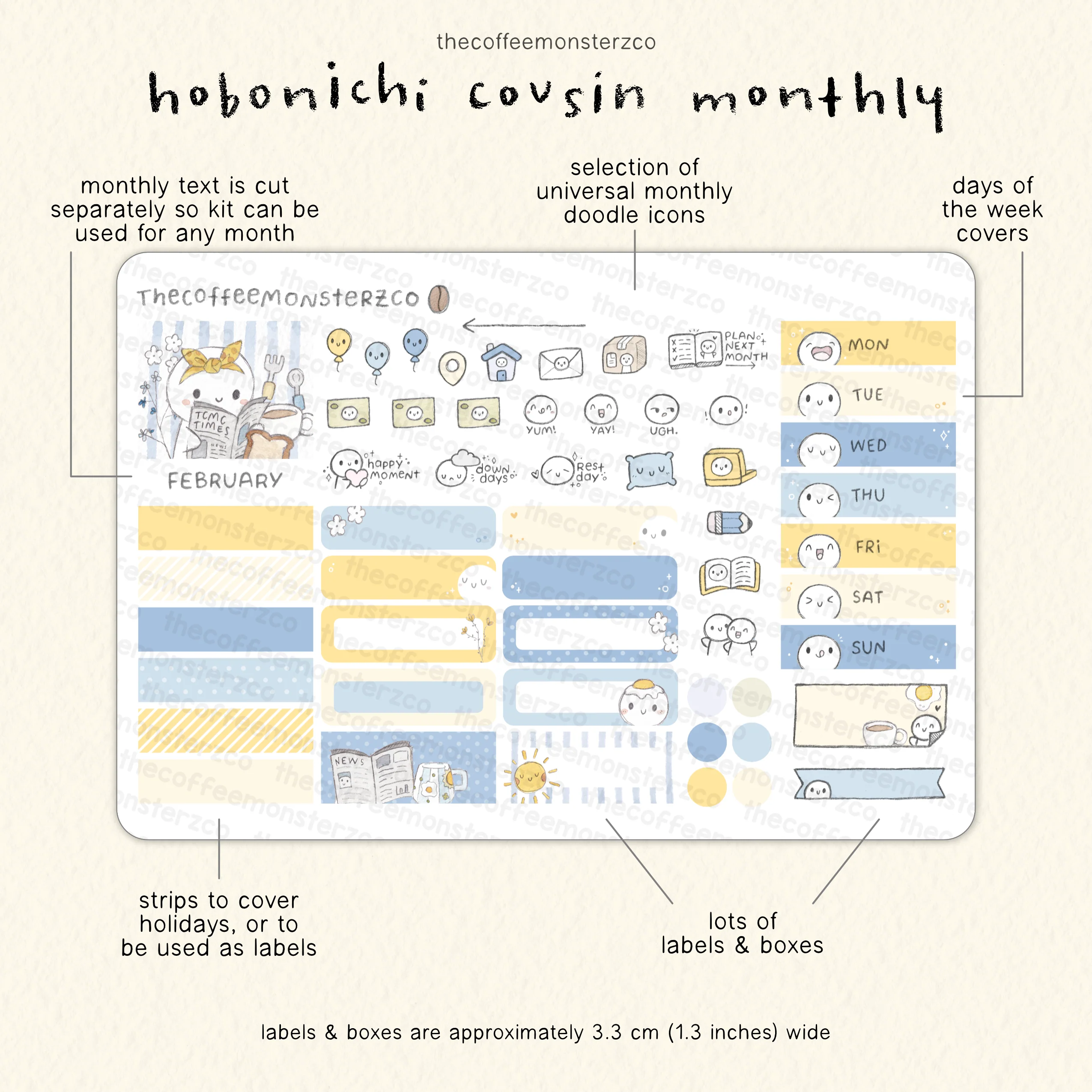 2026 Hobonichi Cousin Monthly Kits - Image 5