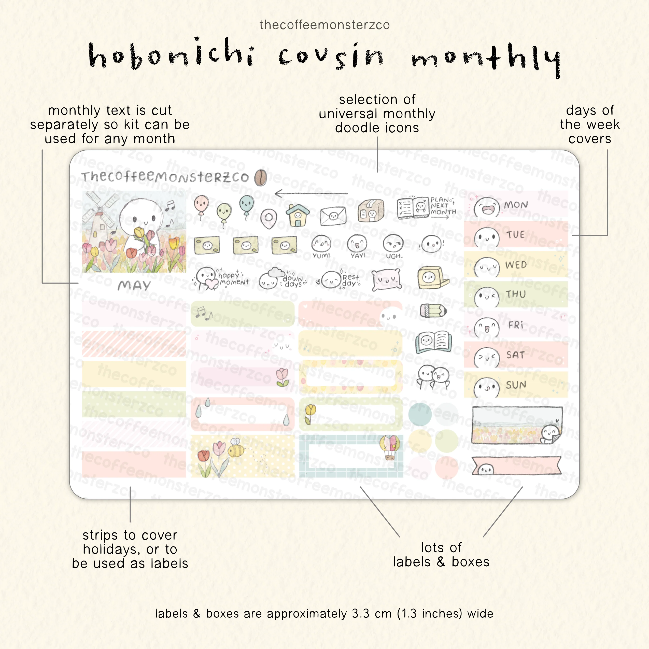 2026 Hobonichi Cousin Monthly Kits - Image 8