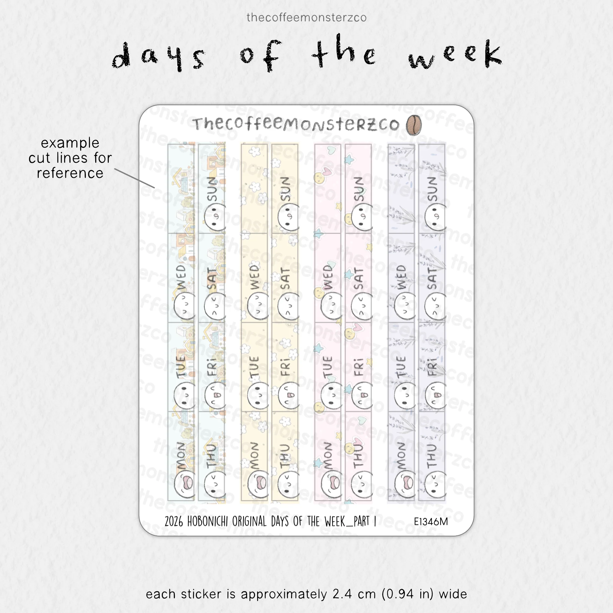 2026 Hobonichi Original Days Of The Week - Image 2