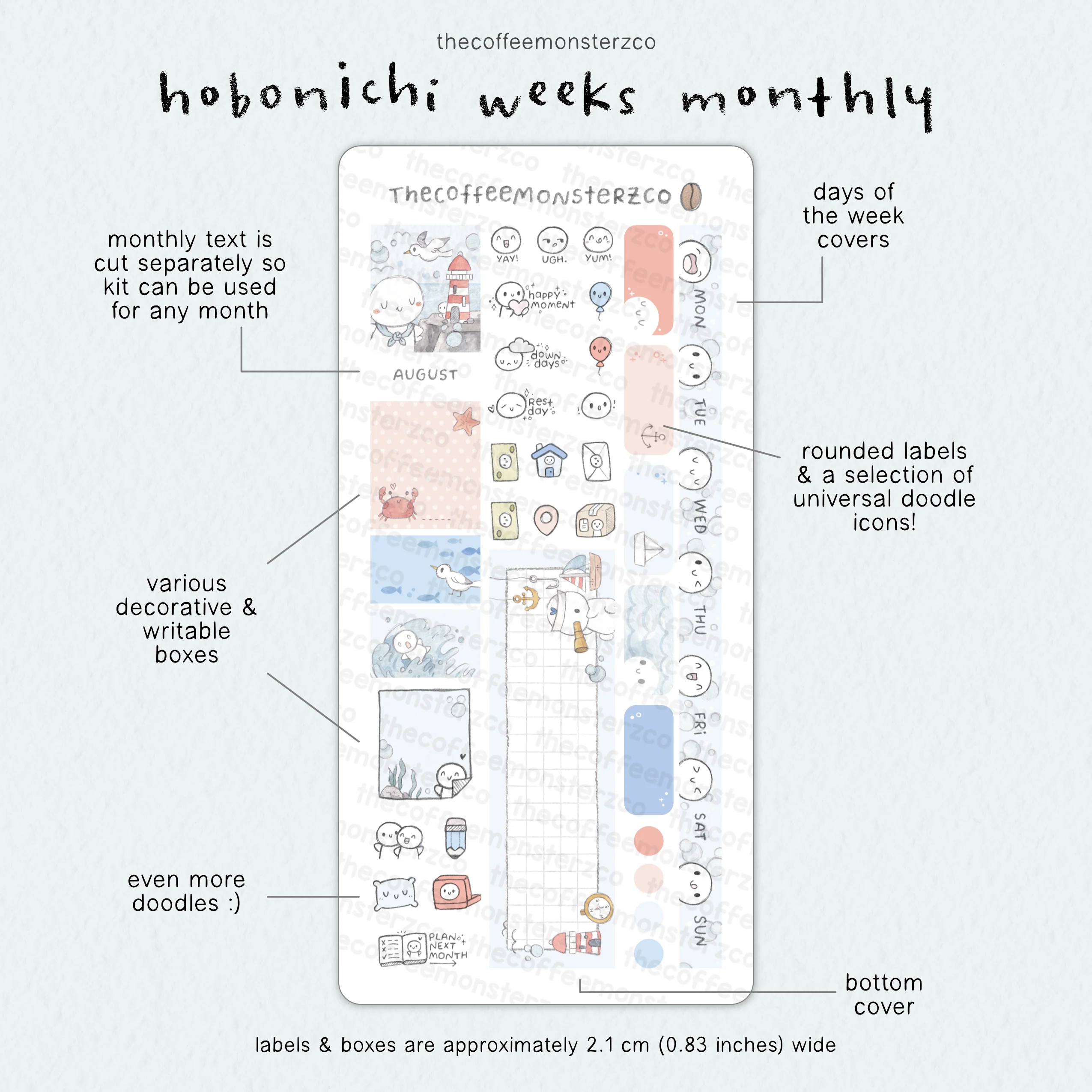 2026 Hobonichi Weeks Monthly Kits - Image 11