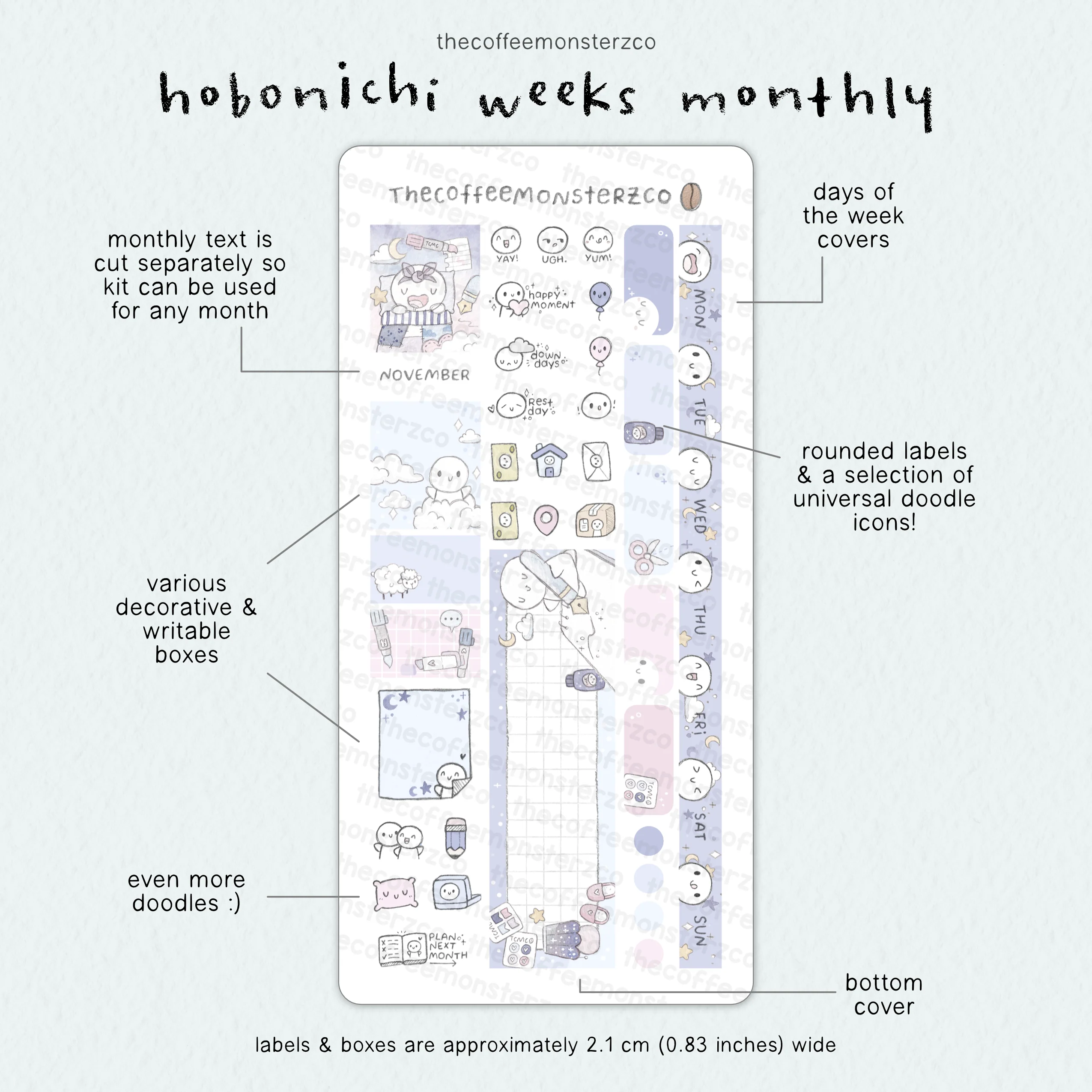 2026 Hobonichi Weeks Monthly Kits - Image 14