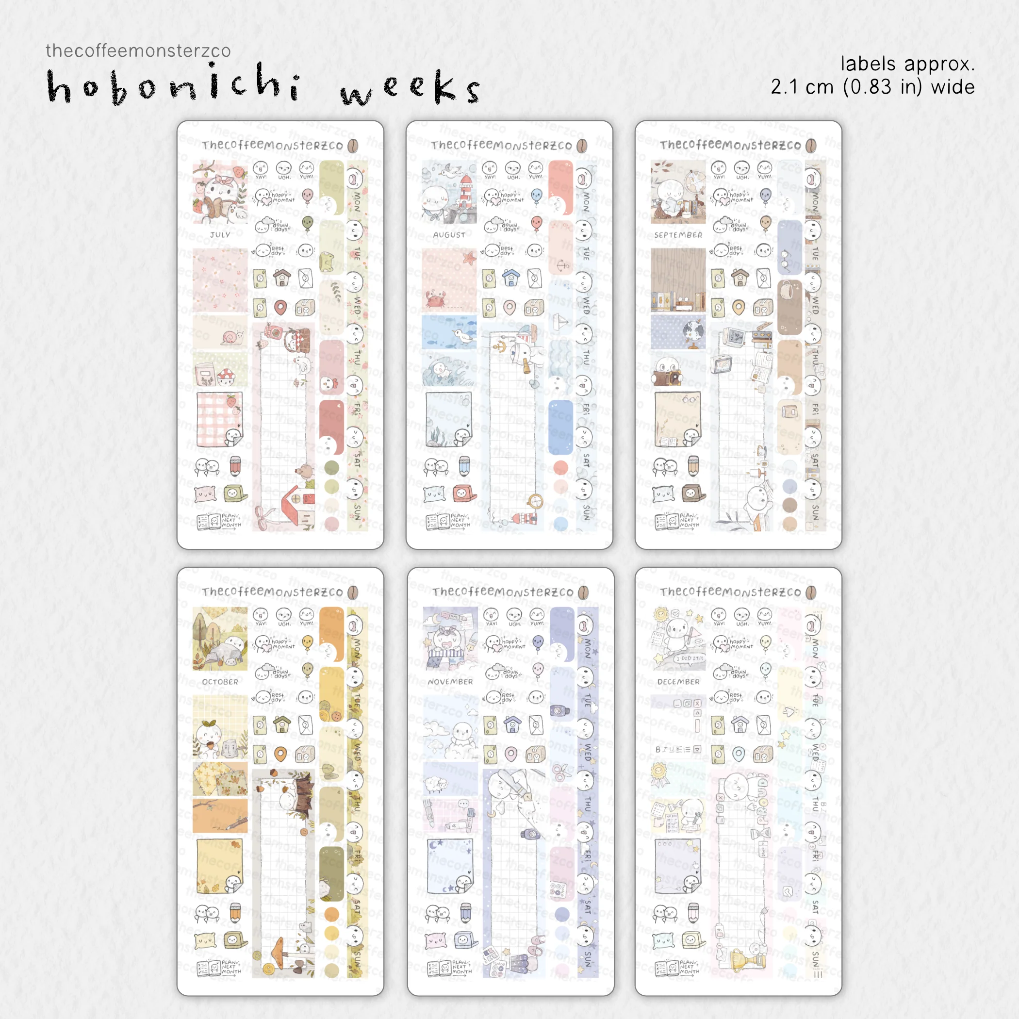 2026 Hobonichi Weeks Monthly Kits - Image 3