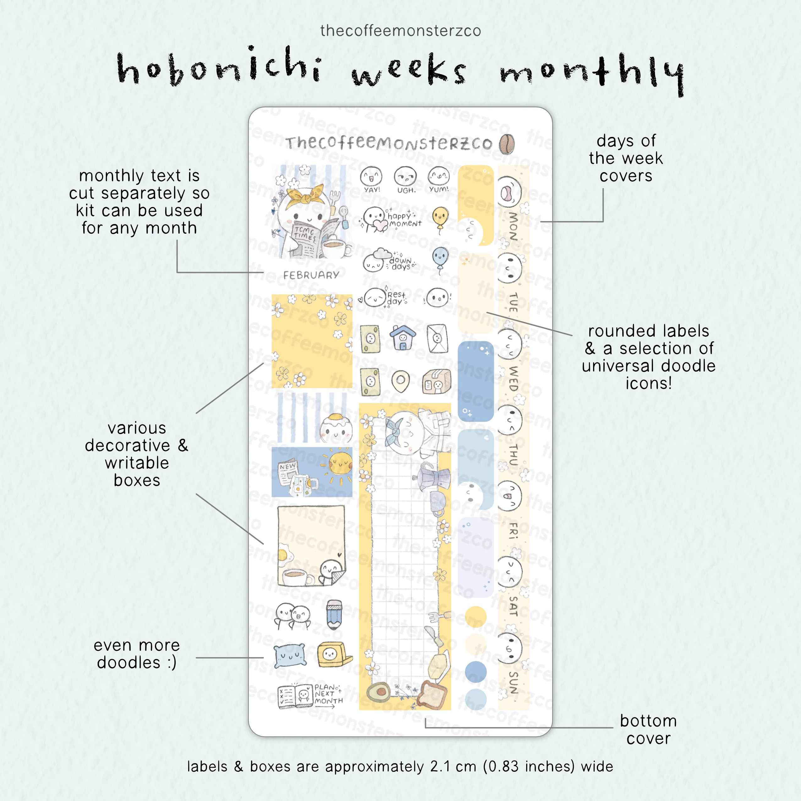 2026 Hobonichi Weeks Monthly Kits - Image 5