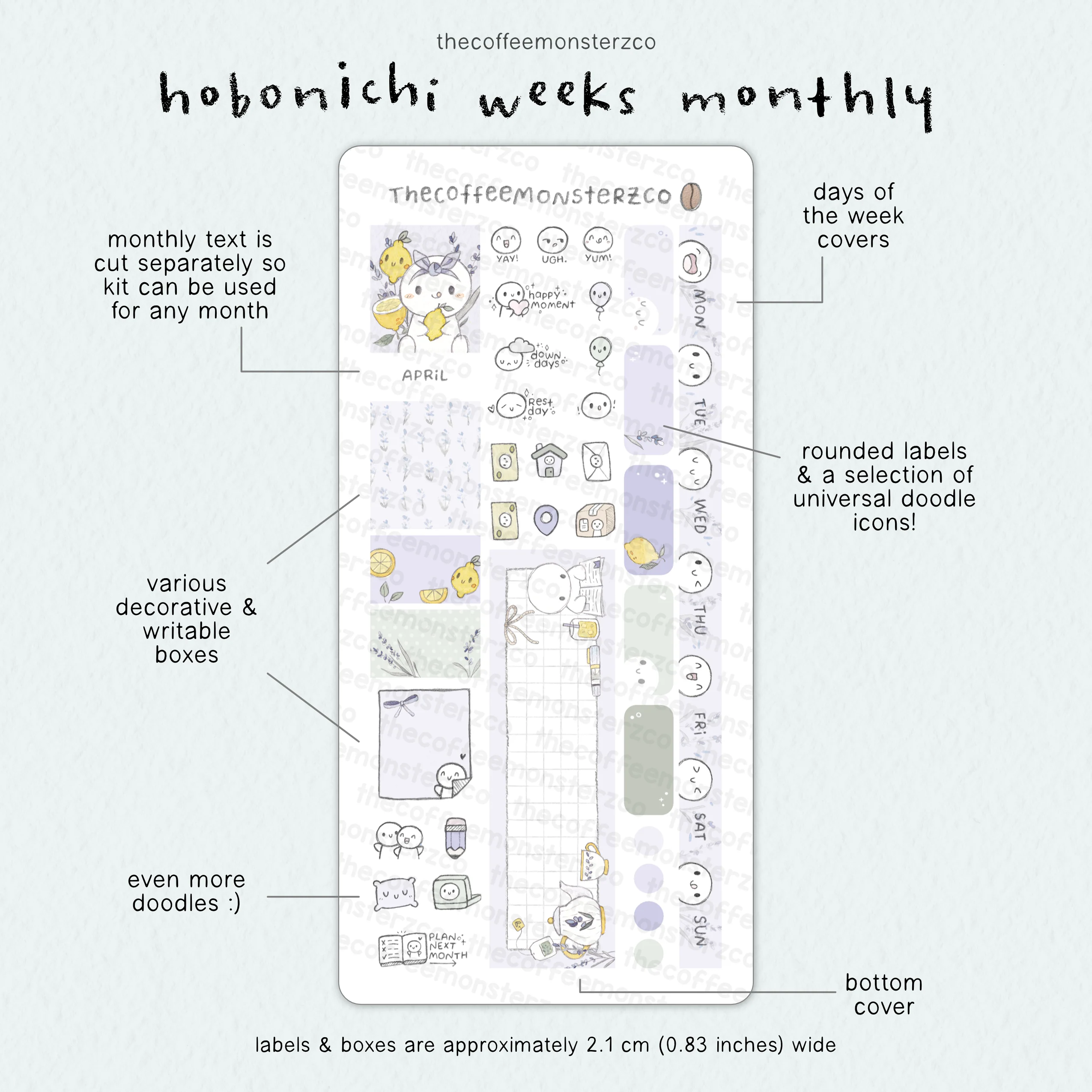 2026 Hobonichi Weeks Monthly Kits - Image 7