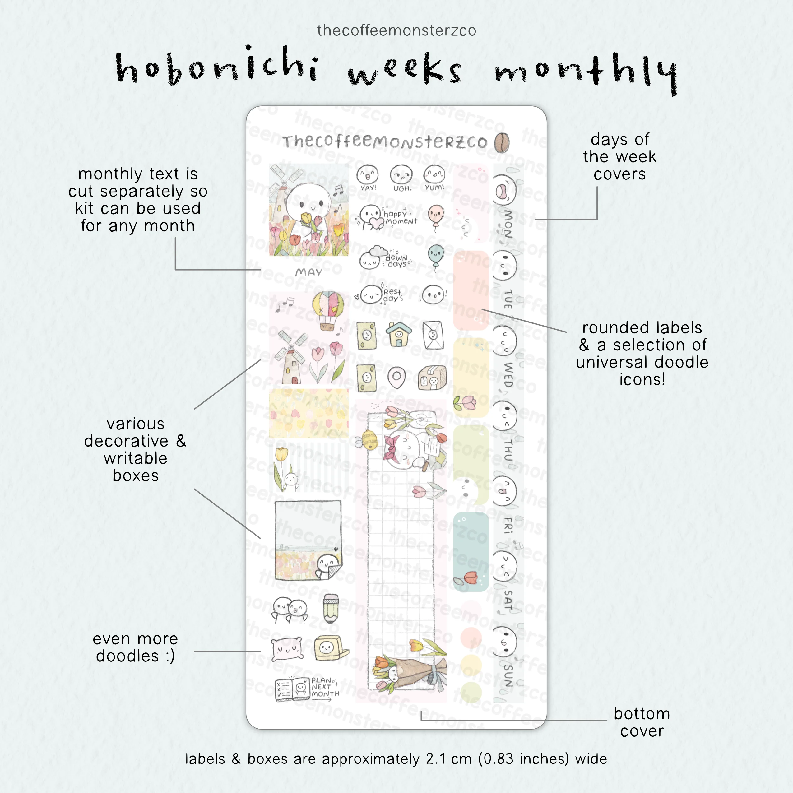 2026 Hobonichi Weeks Monthly Kits - Image 8
