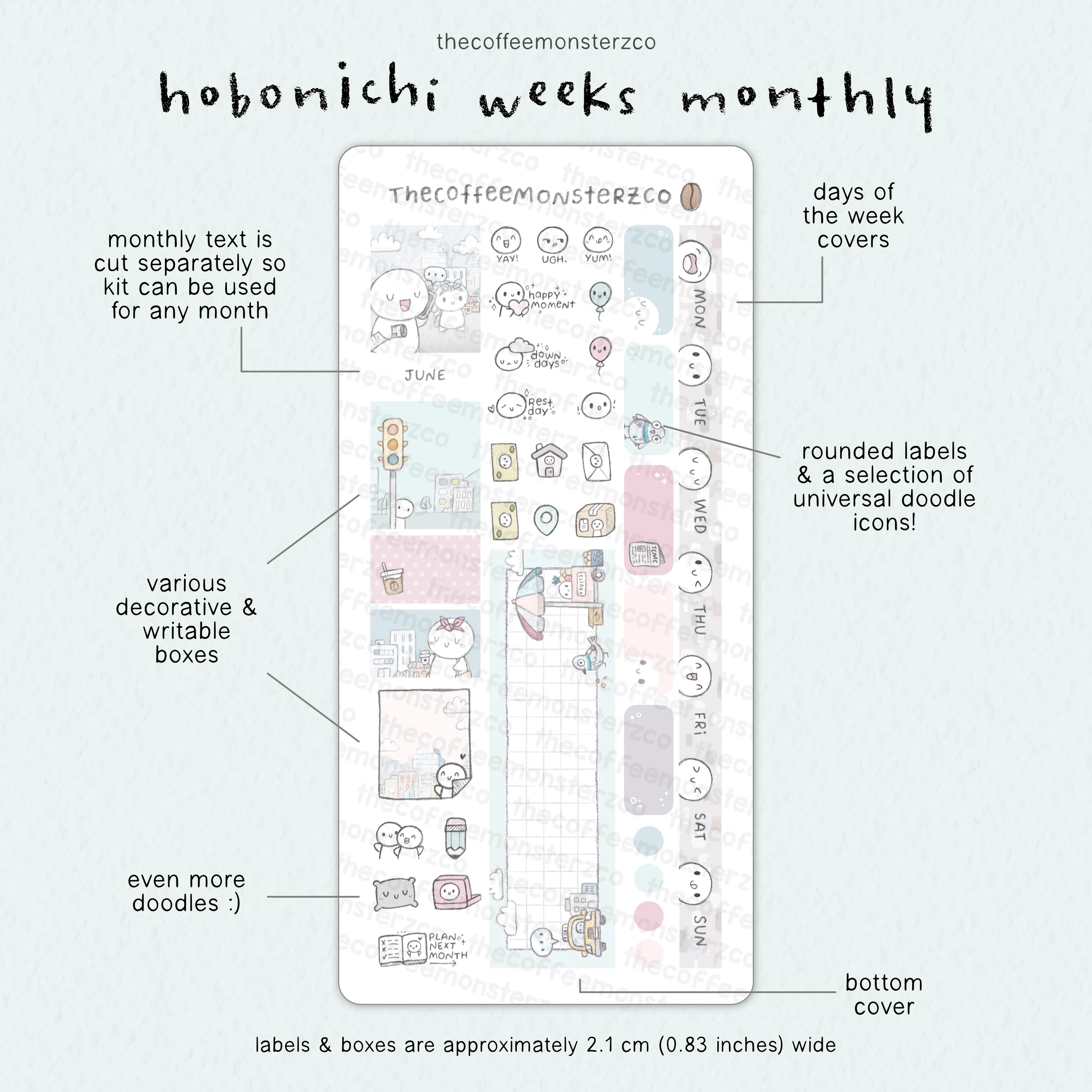 2026 Hobonichi Weeks Monthly Kits - Image 9