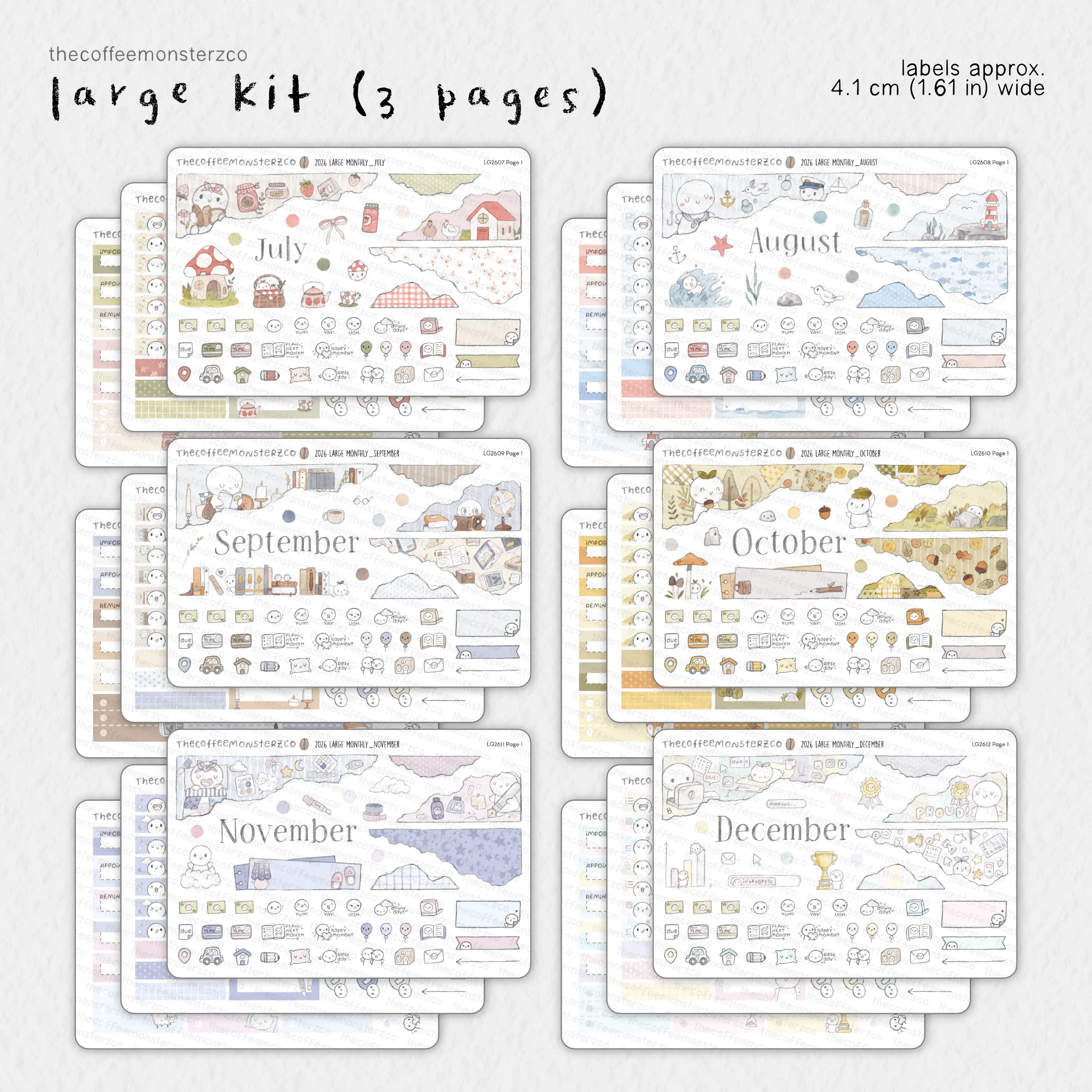 2026 Large Monthly Kits - Image 3