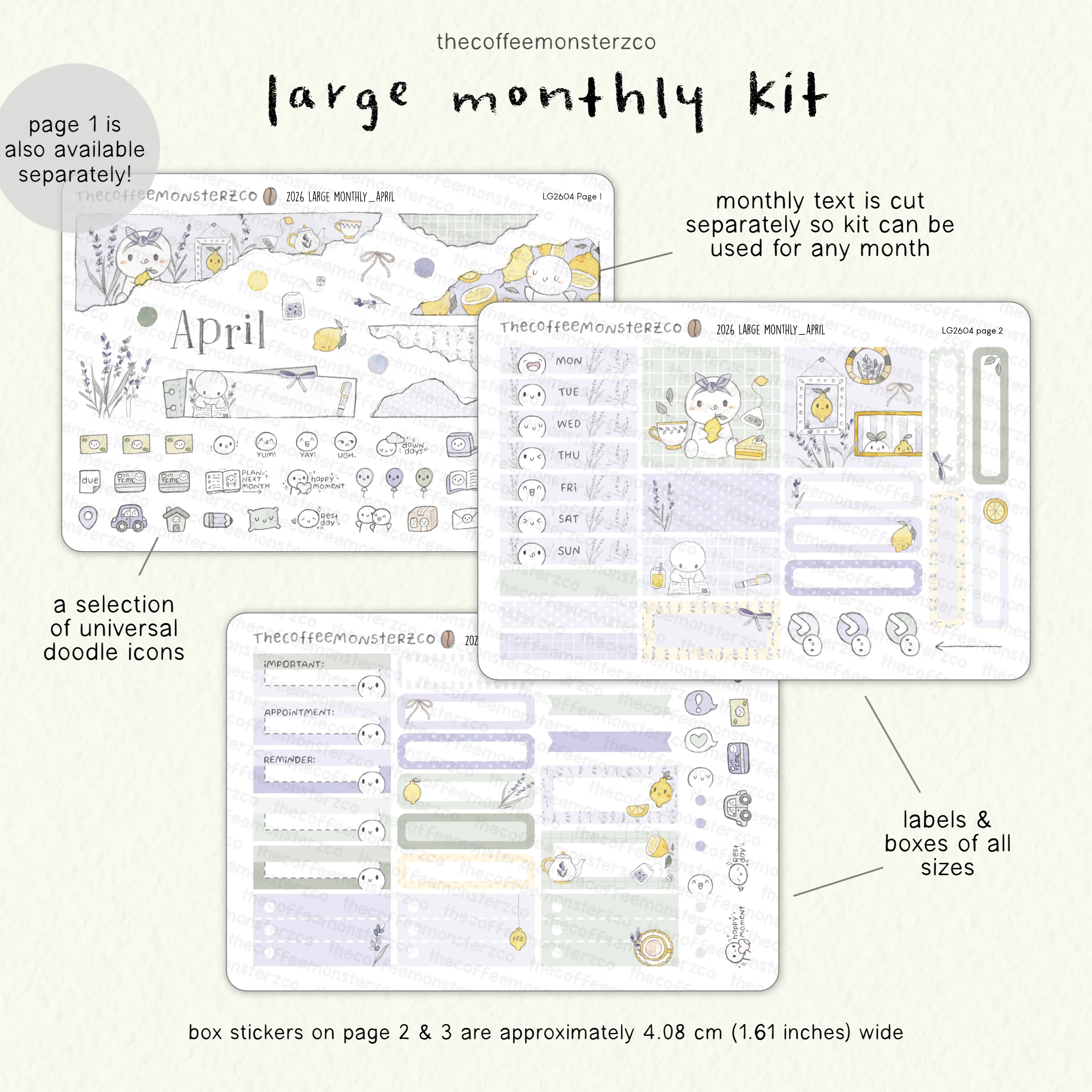 2026 Large Monthly Kits - Image 7
