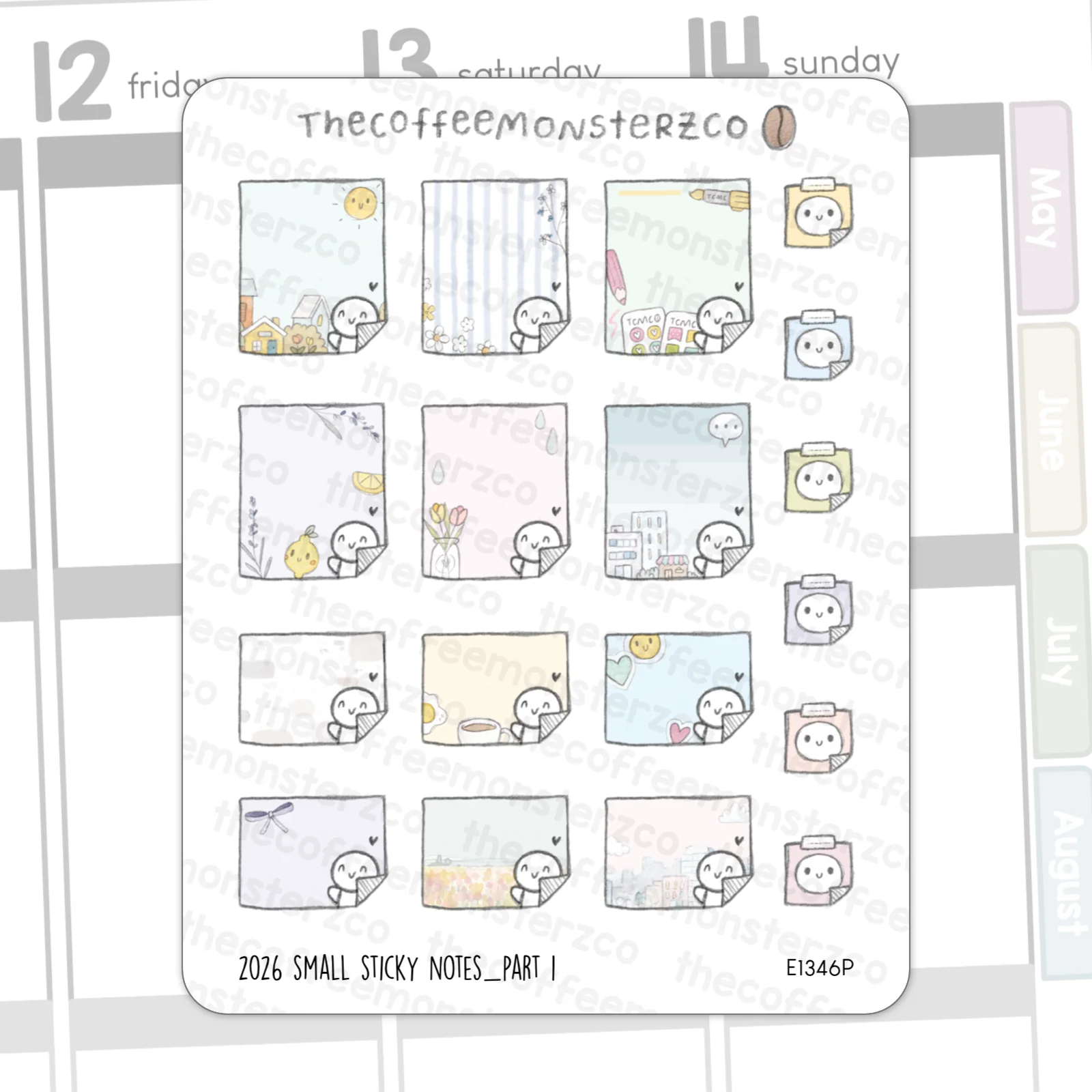 2026 Small Sticky Notes - Image 2