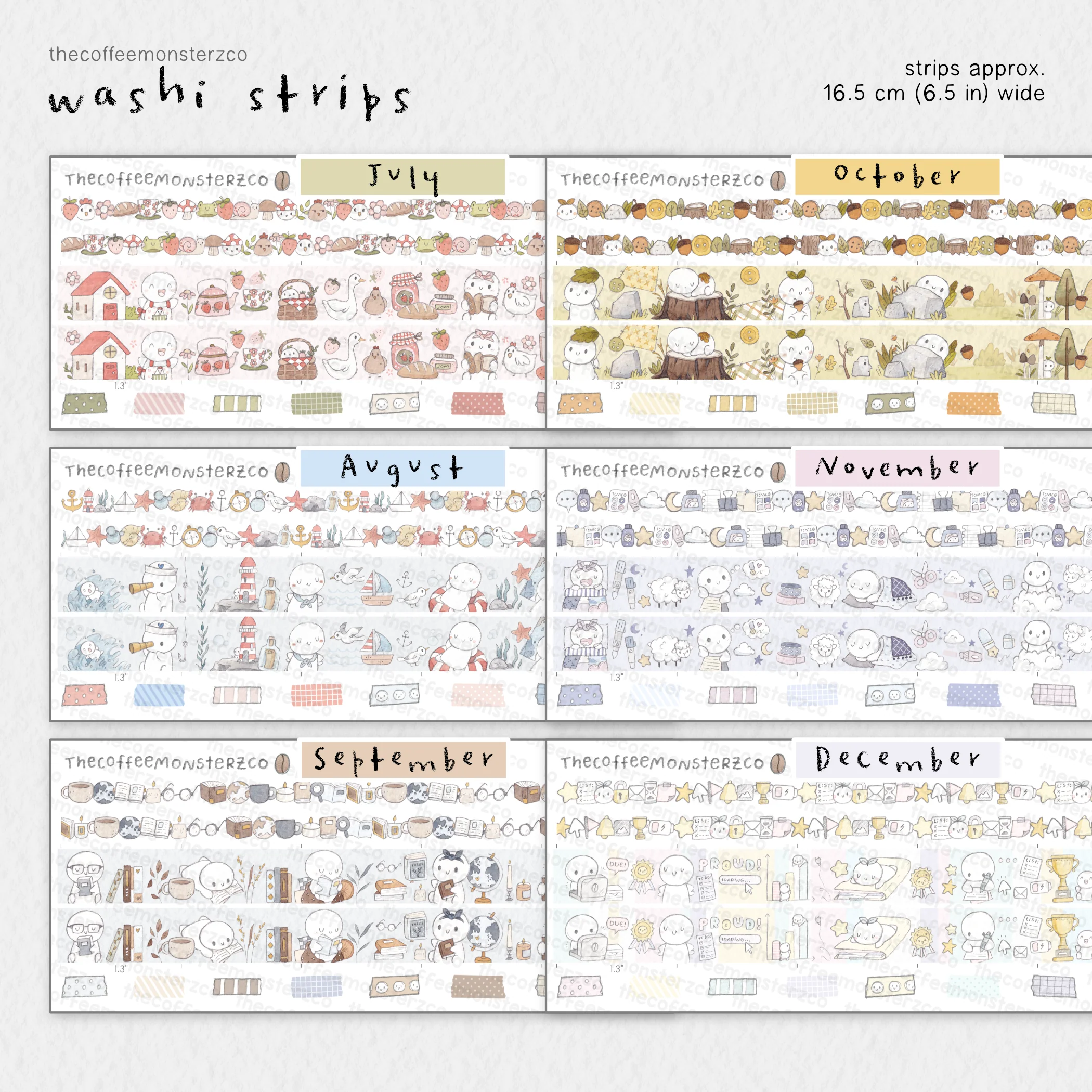 2026 Coordinating Washi Strips - Image 3