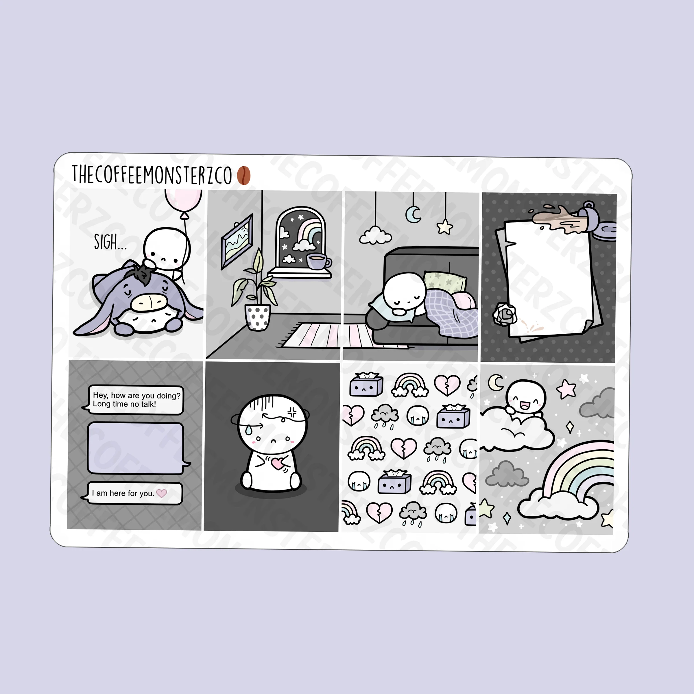 A Gloomy Week Emotis Mini Kit - Image 4
