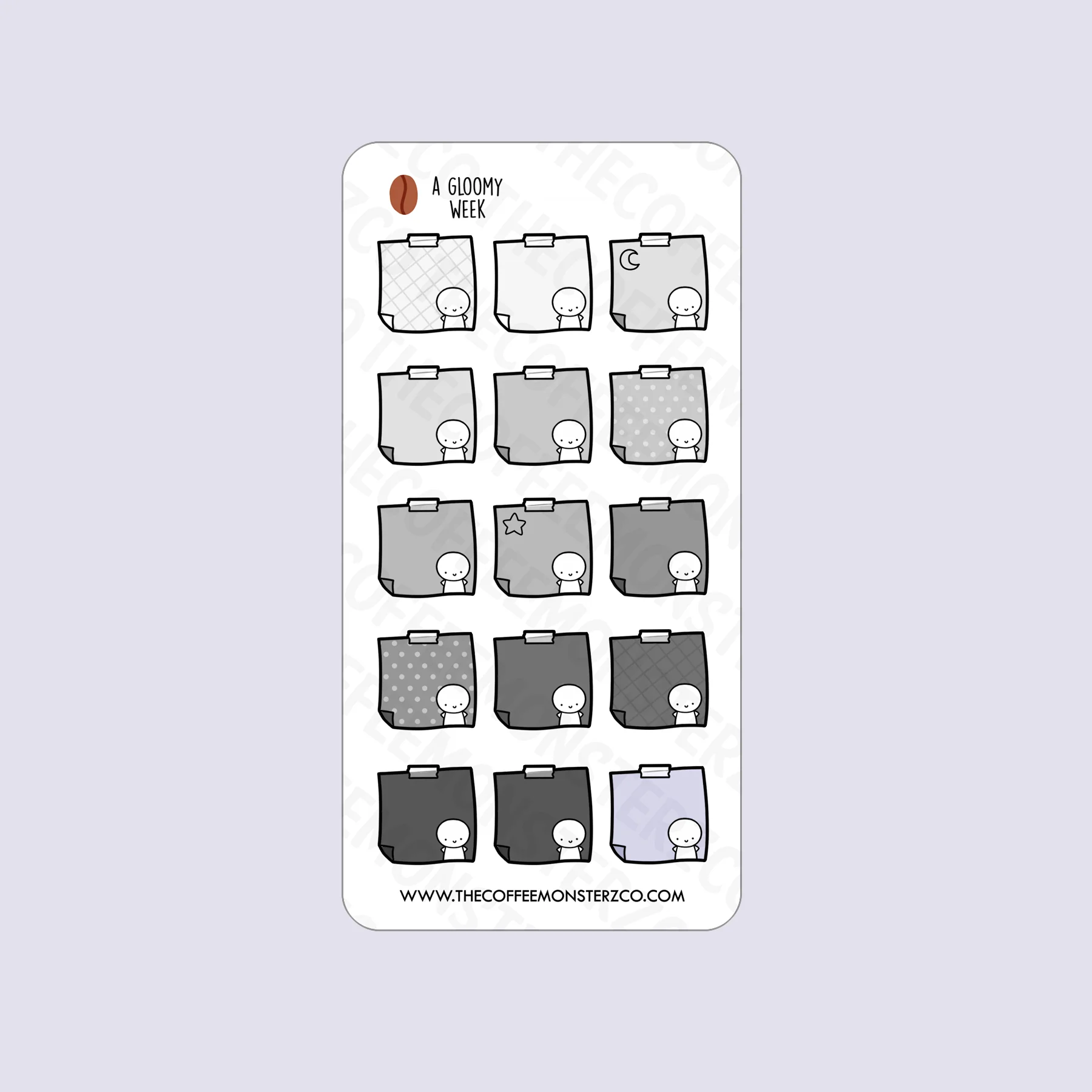 A Gloomy Week Hobonichi Weeks Kit - Image 4