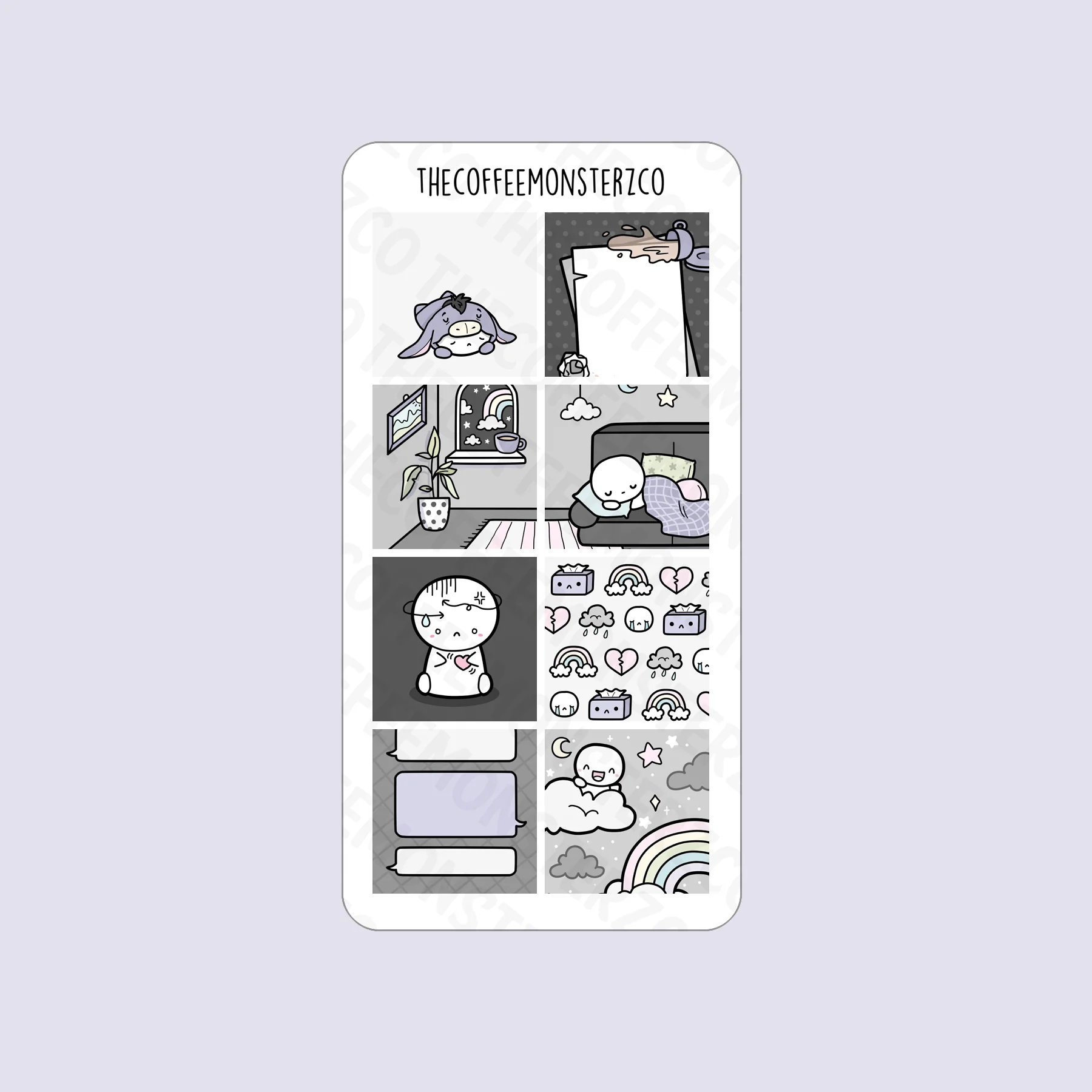 A Gloomy Week Hobonichi Weeks Kit - Image 5