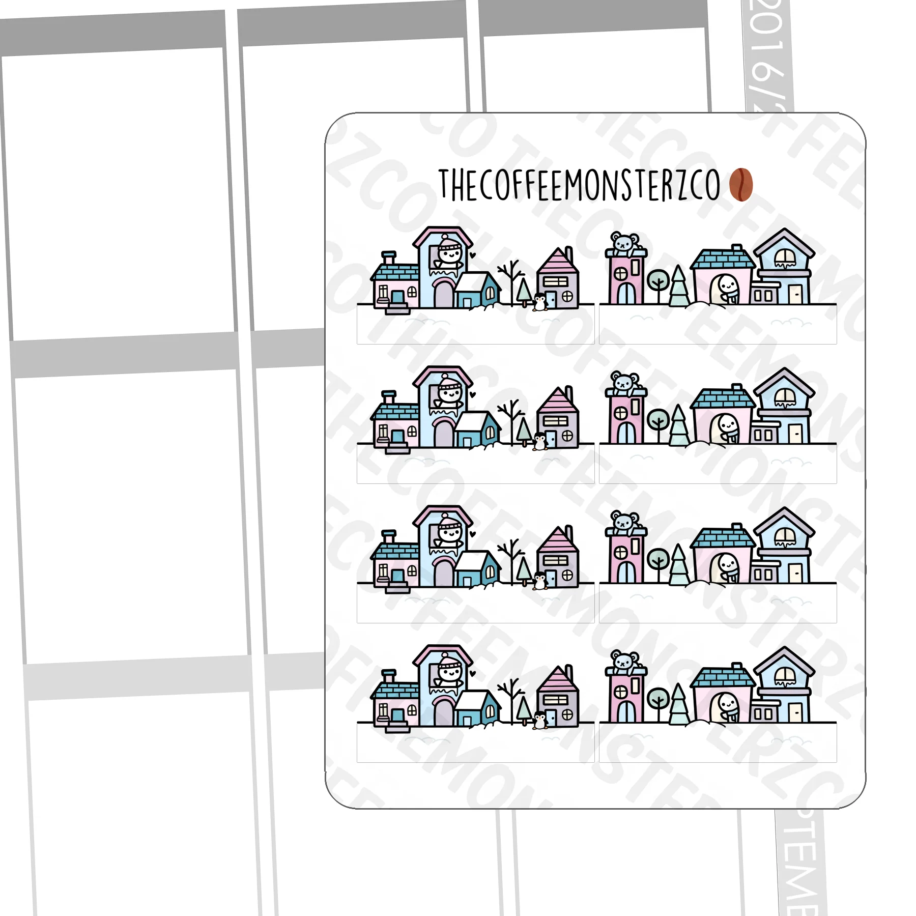 A Snowy Neighbourhood - Image 2