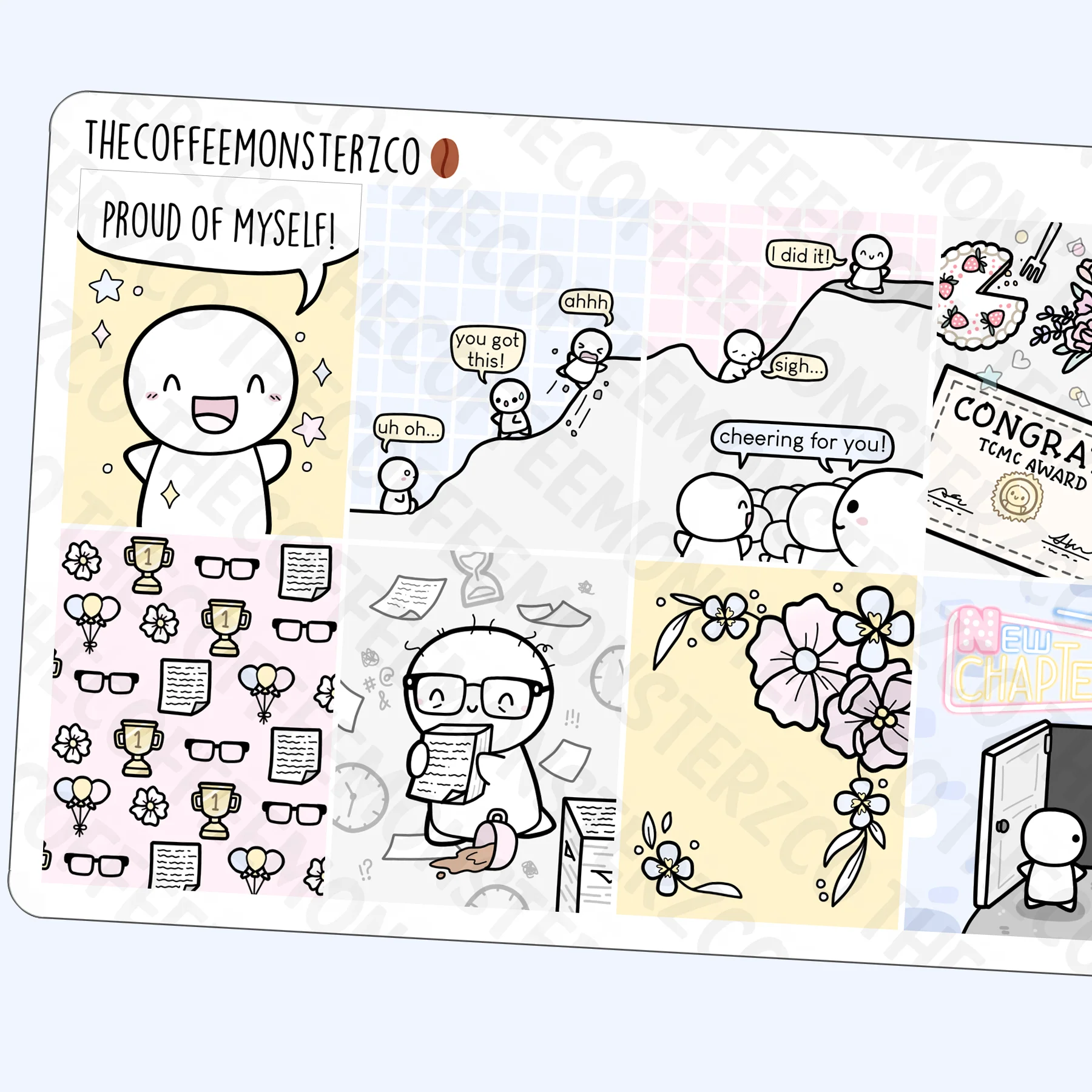 Achievements / Graduation Emoti Mini Kit - Image 3