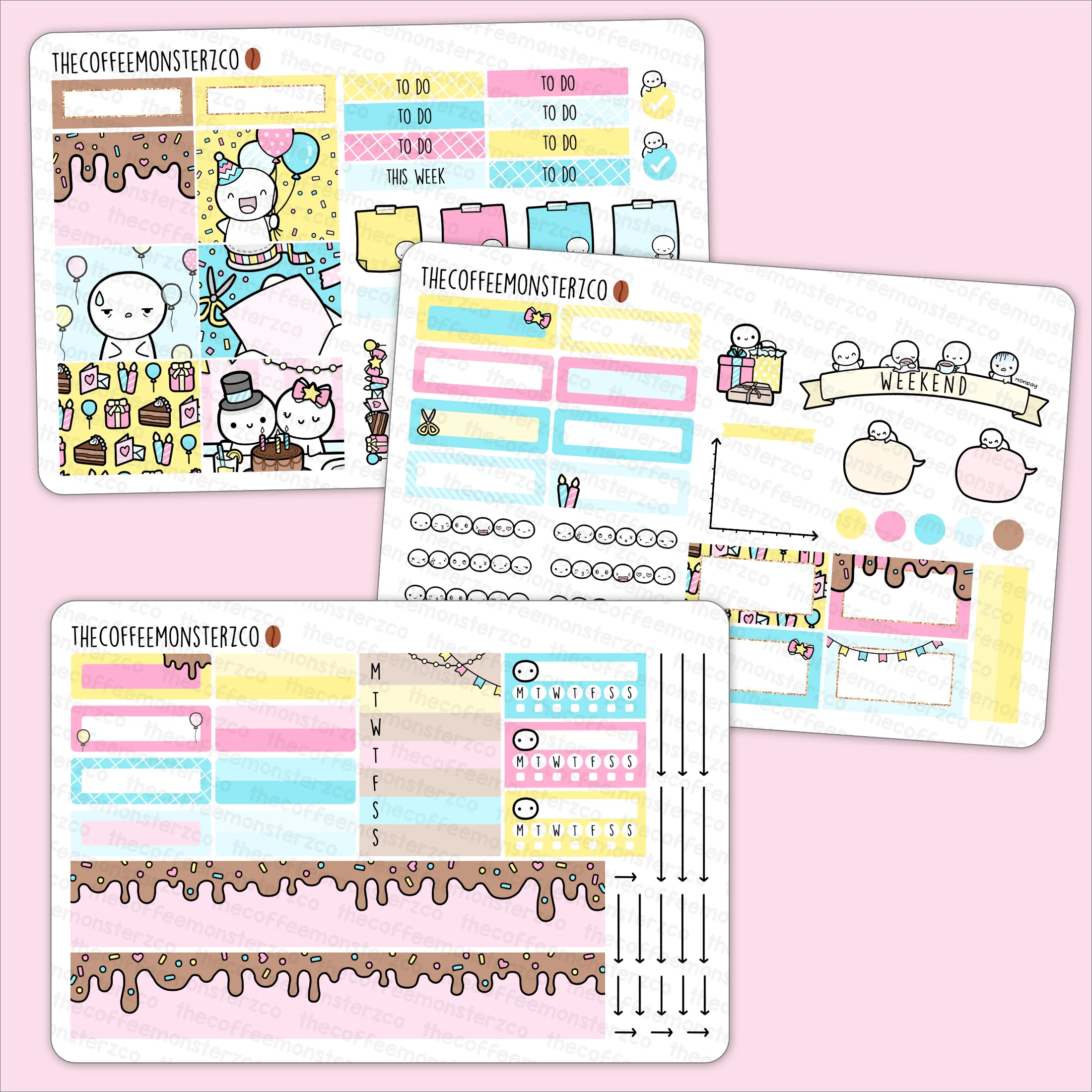 Birthday Bash Hobonichi Cousin Kit - Image 3