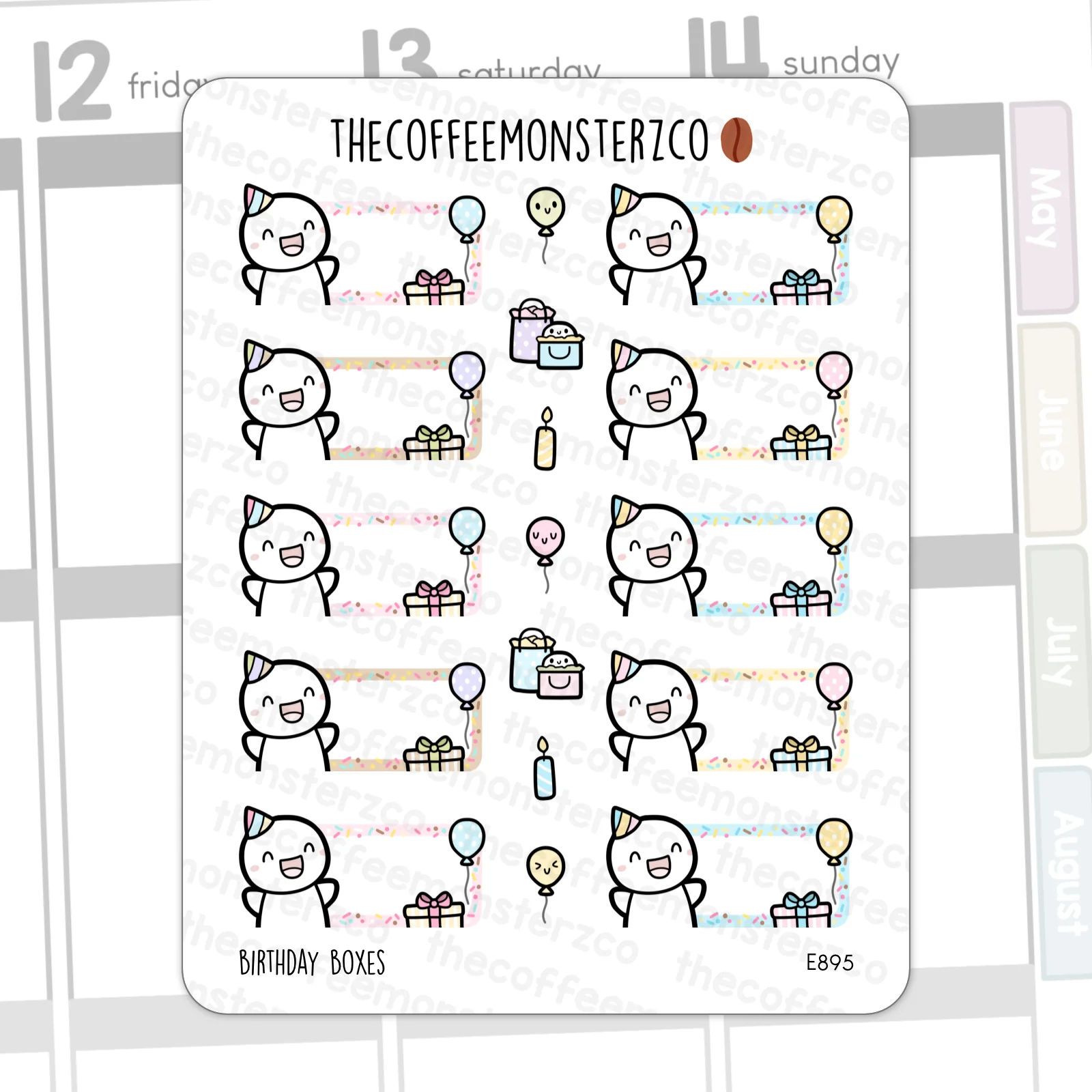 Birthday Emoti Halfboxes (REFORMAT) - Image 2