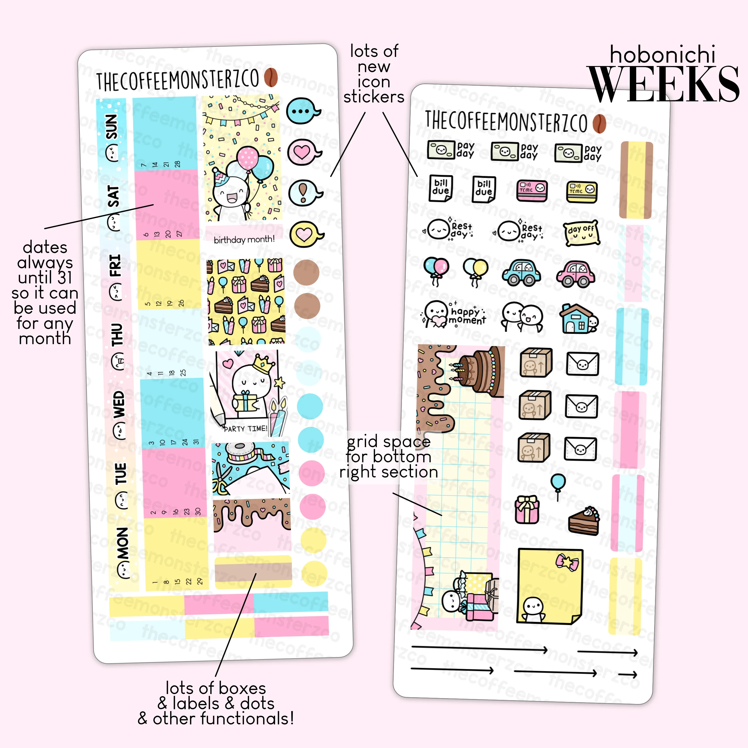 Birthday Monthly Kit (undated) - Image 4