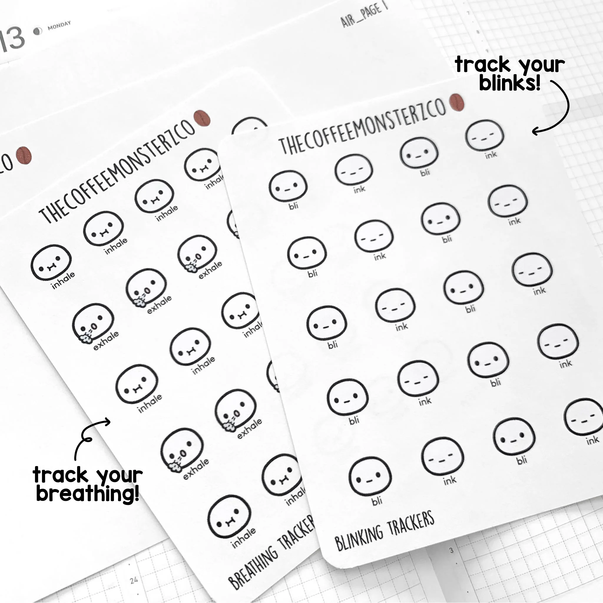 Breathing & Blinking Trackers