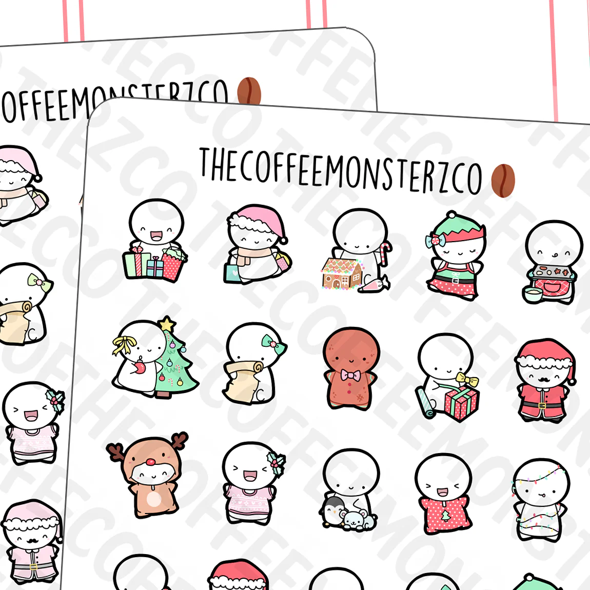 Christmas Emotis Sampler