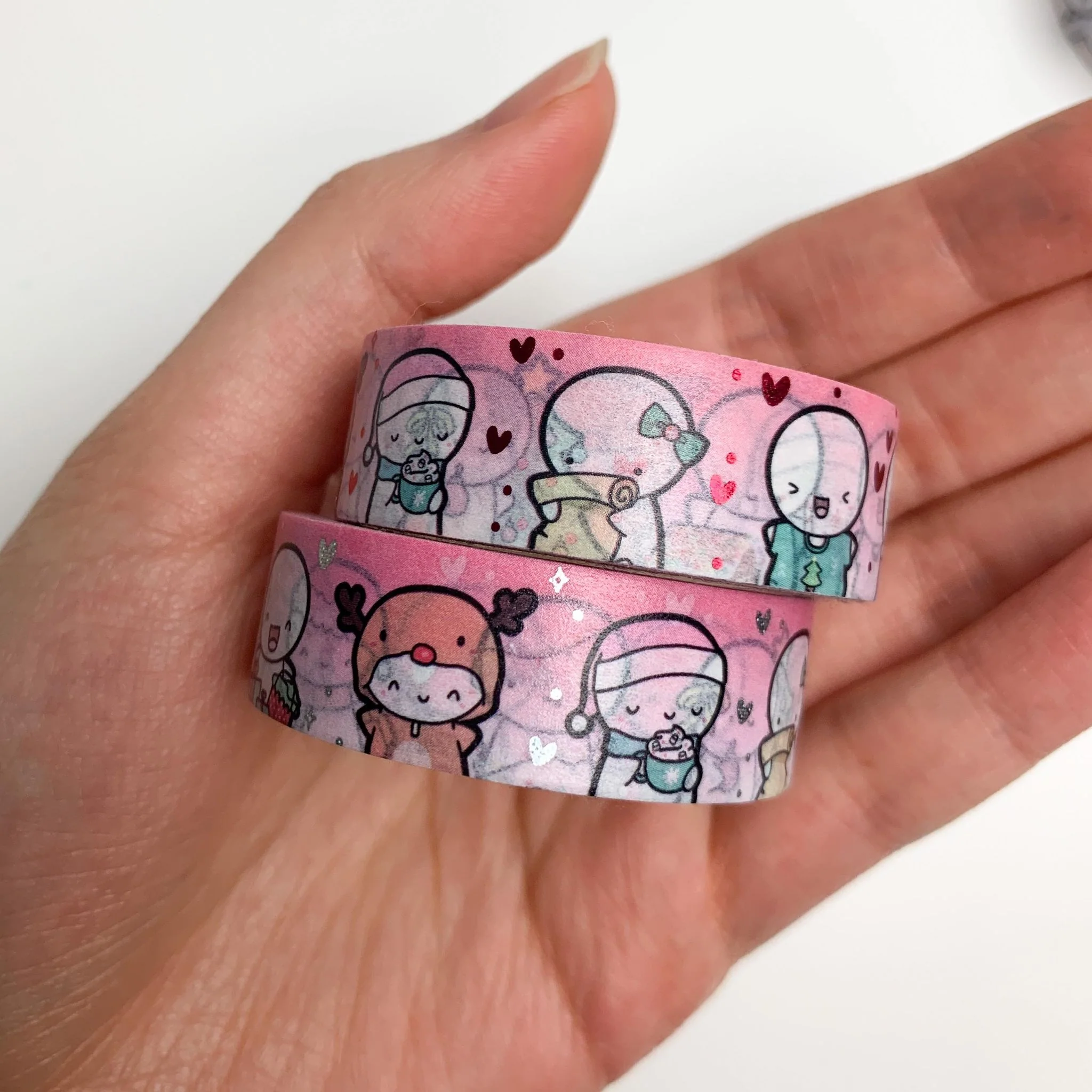 Christmas Emoti Washi Tape - 15mm - Image 2