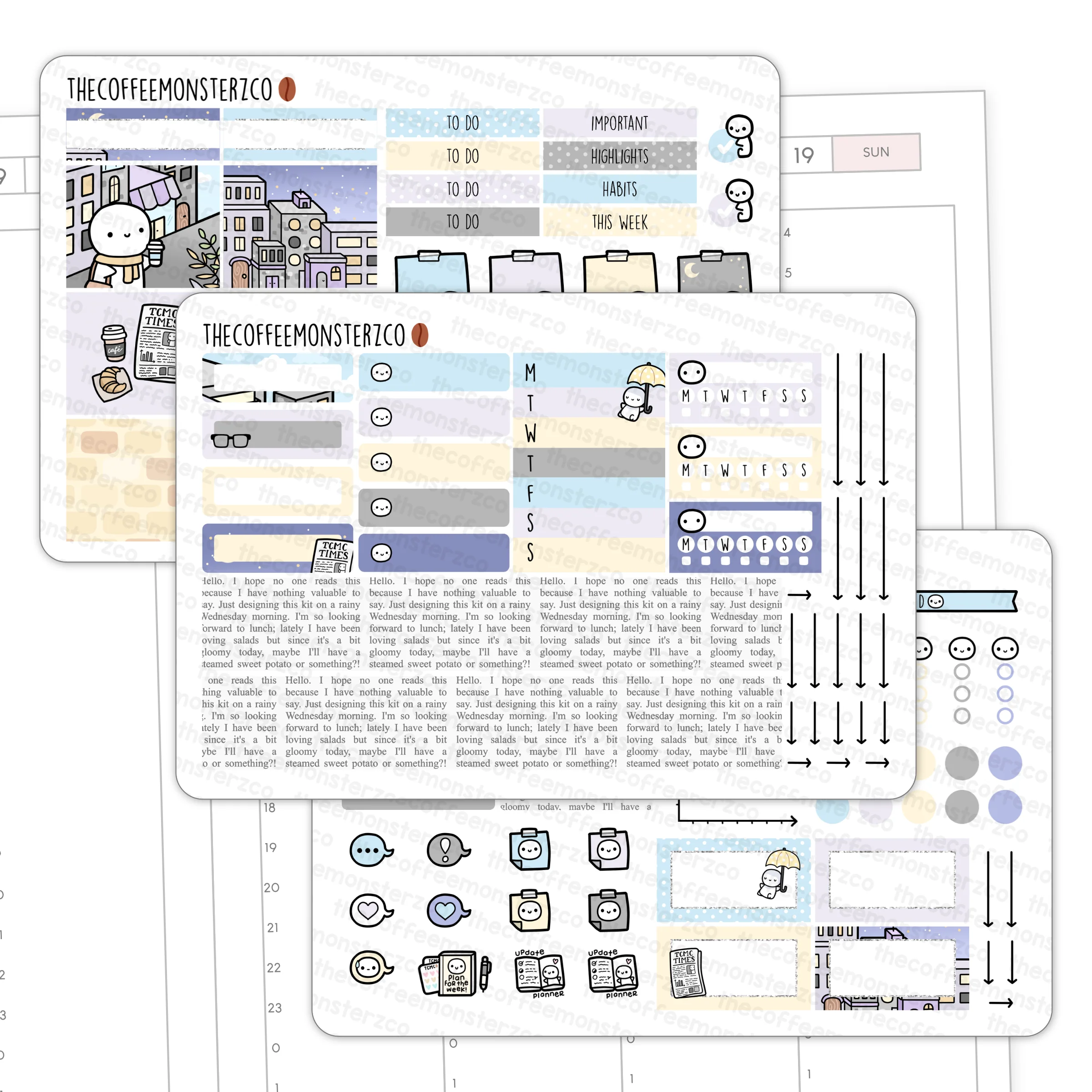 City Life Hobonichi Cousin Kit - Image 3