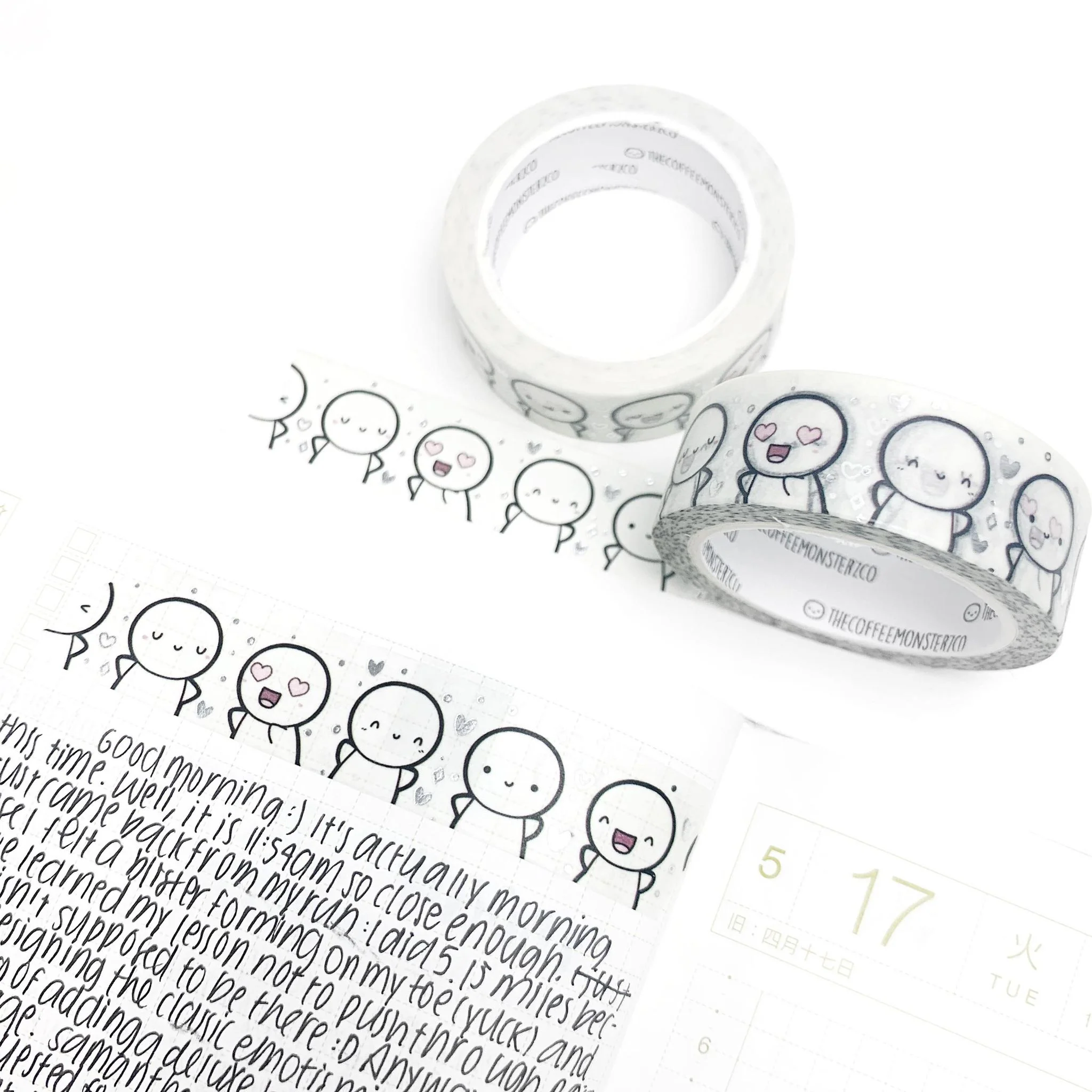 Classic Emoti Washi Tape - 15mm - Image 2