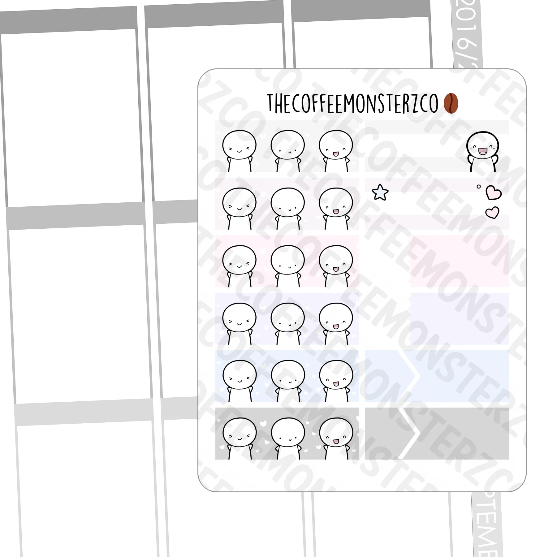 Classic Emotis Functional Stickers - Image 3