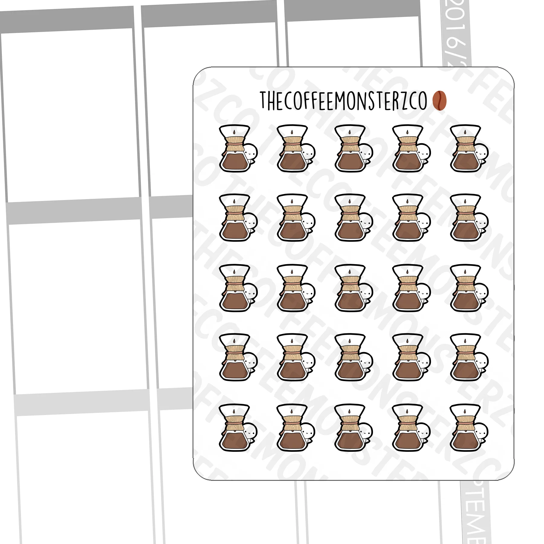 Coffee Time Emotis Sampler - Image 10