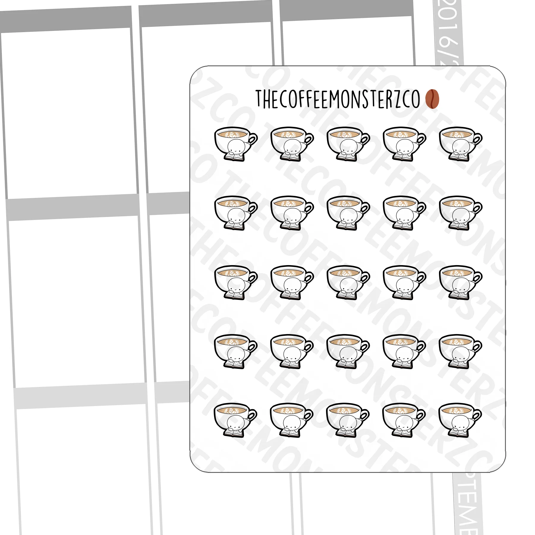Coffee Time Emotis Sampler - Image 5