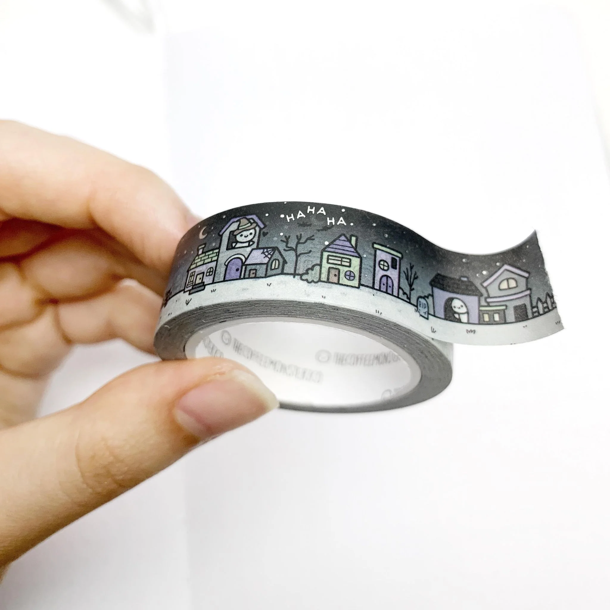 A Spooky Neighbourhood Washi Tape - 15mm - Image 2