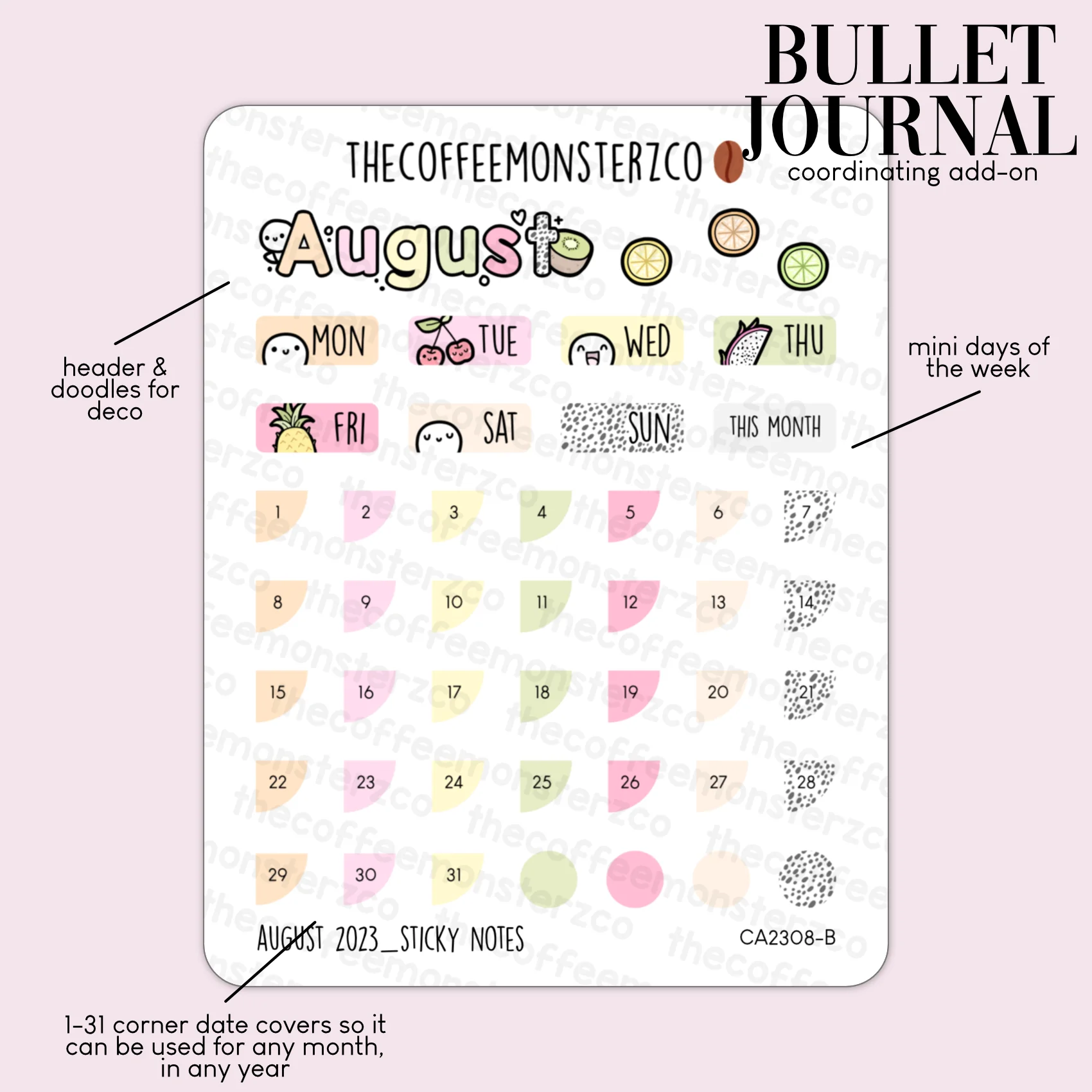 2023 Coordinating Add-ons - Bullet Journal - Part 2 - Image 3