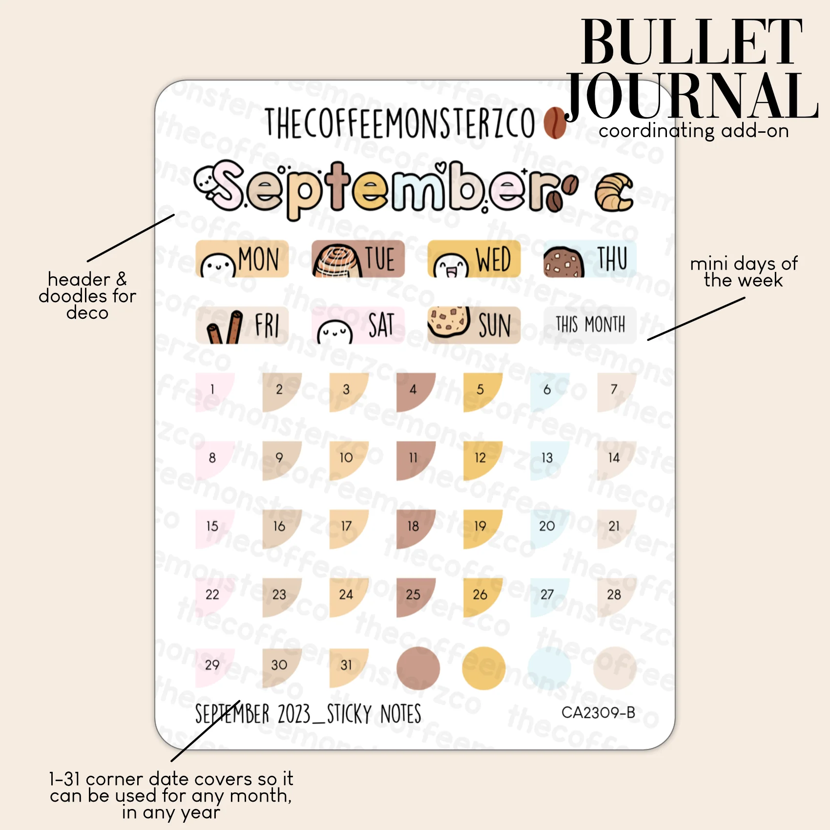 2023 Coordinating Add-ons - Bullet Journal - Part 2 - Image 4