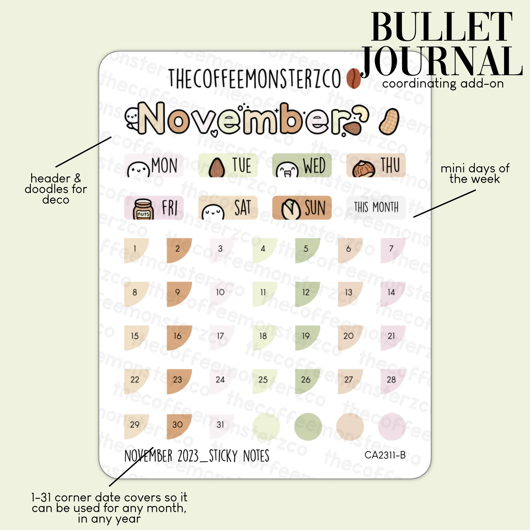 2023 Coordinating Add-ons - Bullet Journal - Part 2 - Image 6
