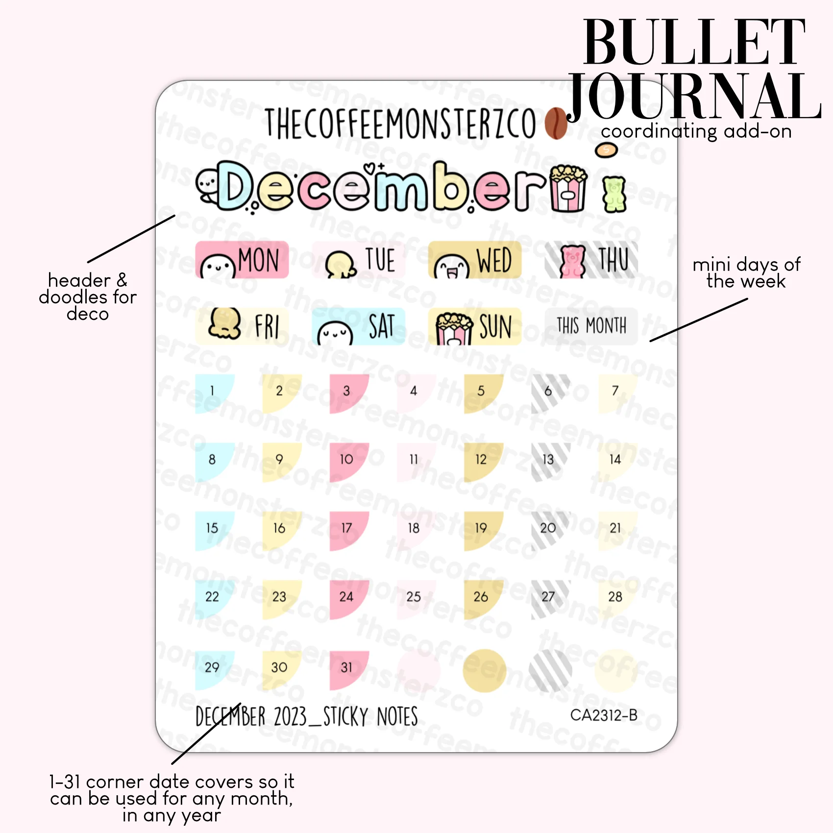 2023 Coordinating Add-ons - Bullet Journal - Part 2 - Image 7