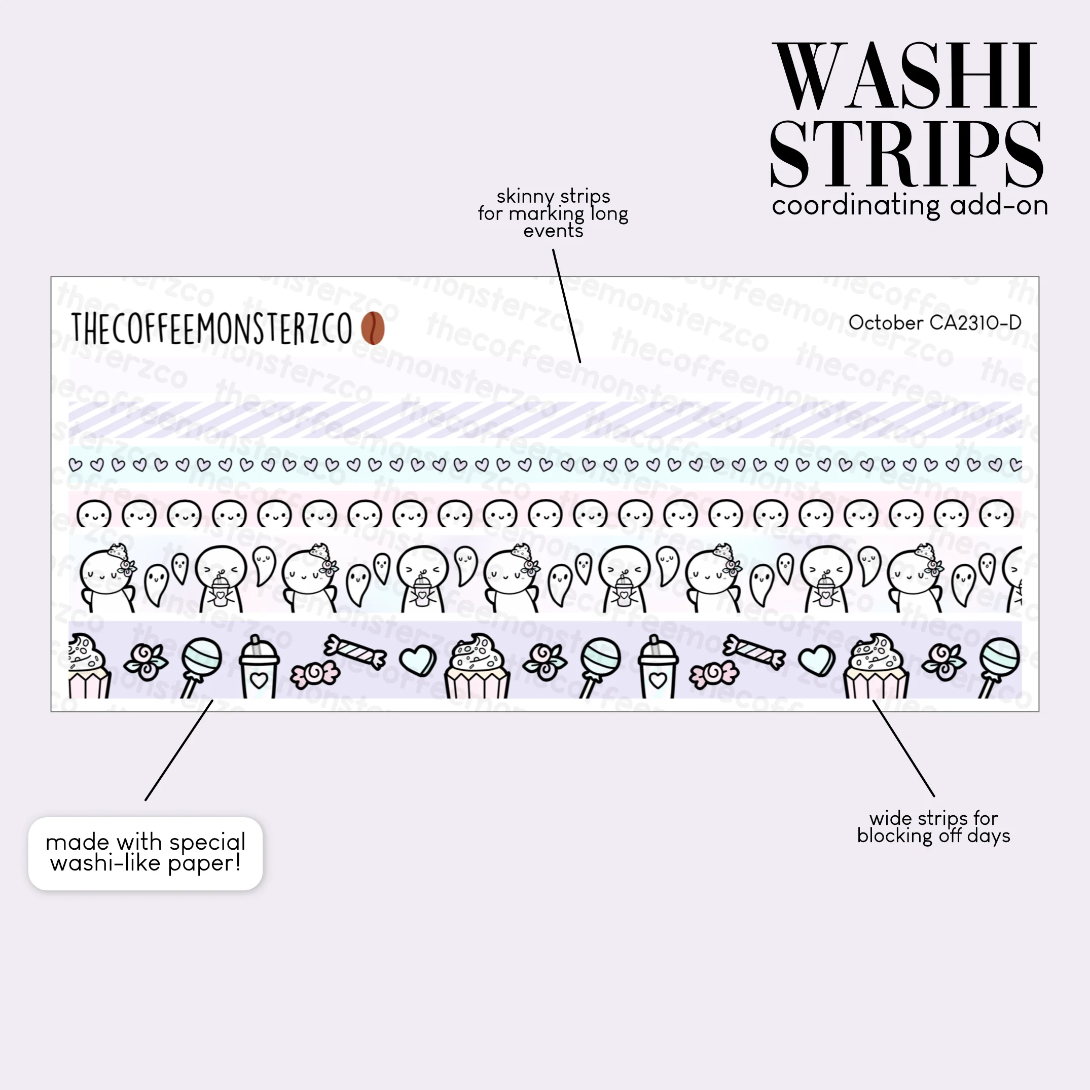 2023 Coordinating Add-ons - Washi Strips Part 2 - Image 5