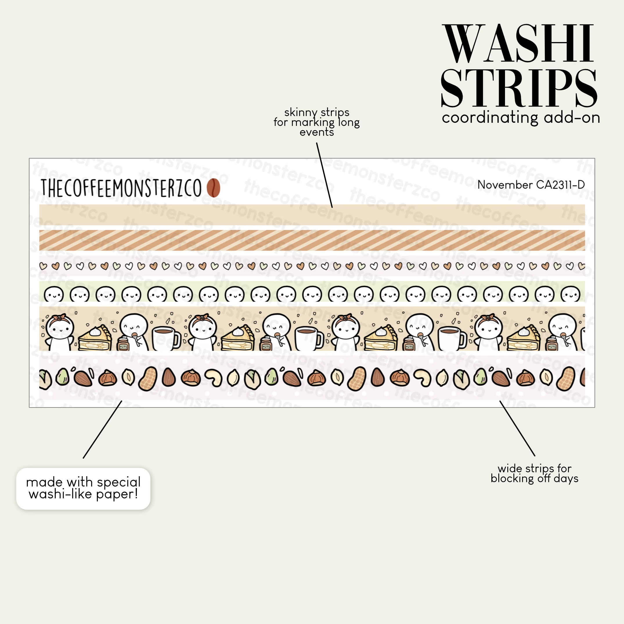 2023 Coordinating Add-ons - Washi Strips Part 2 - Image 6