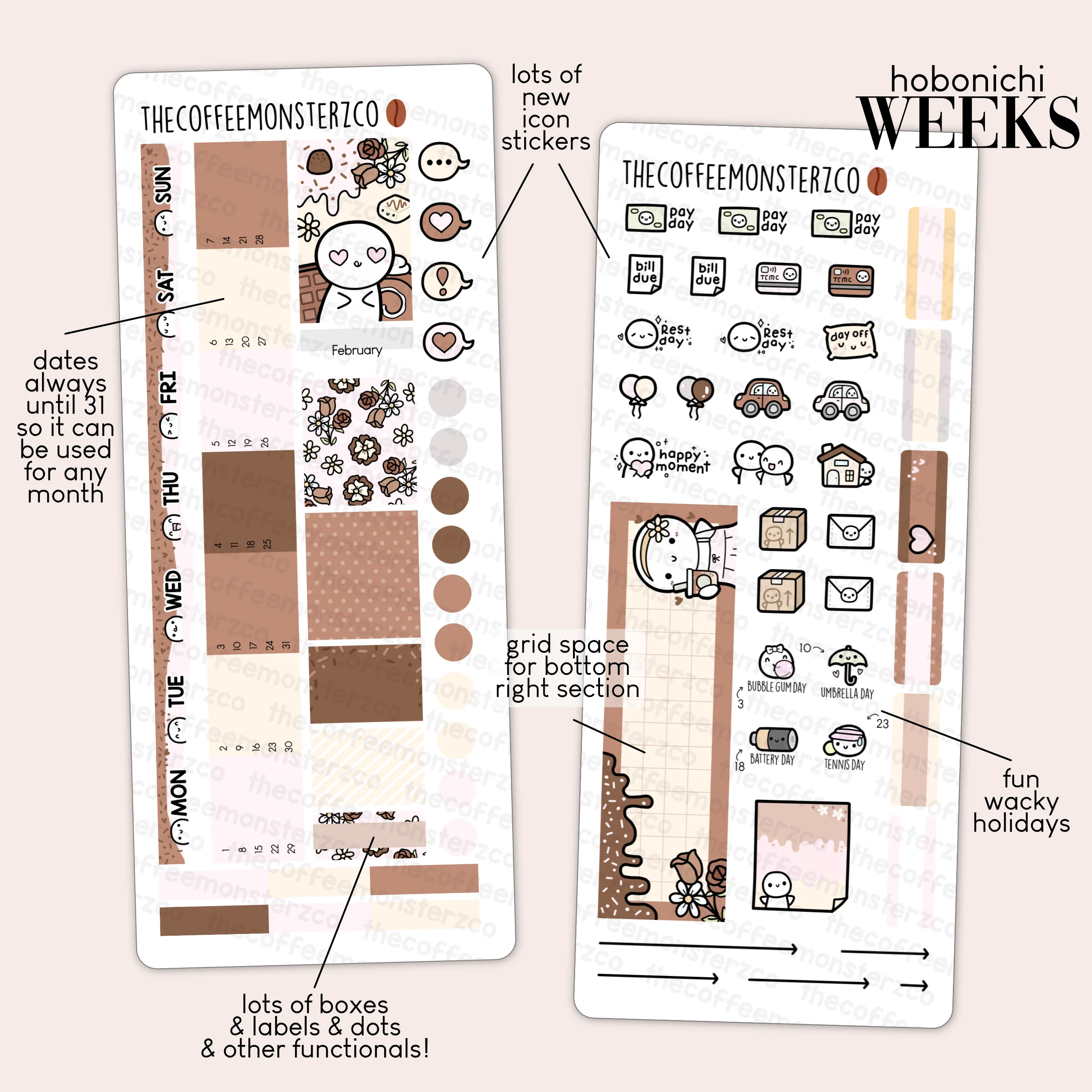 2023 Hobonichi Weeks Monthly Kits - Part 1 - Image 3