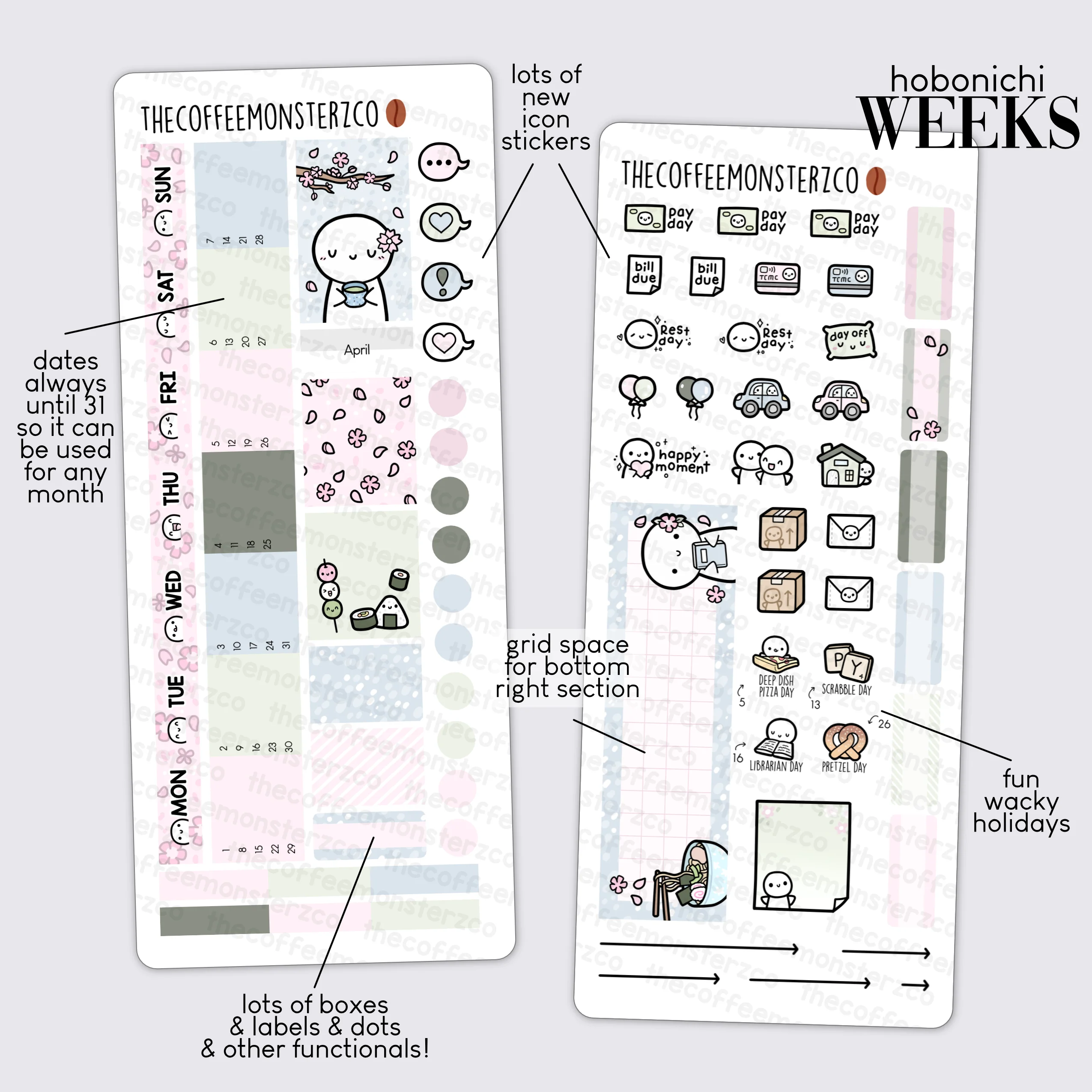 2023 Hobonichi Weeks Monthly Kits - Part 1 - Image 5
