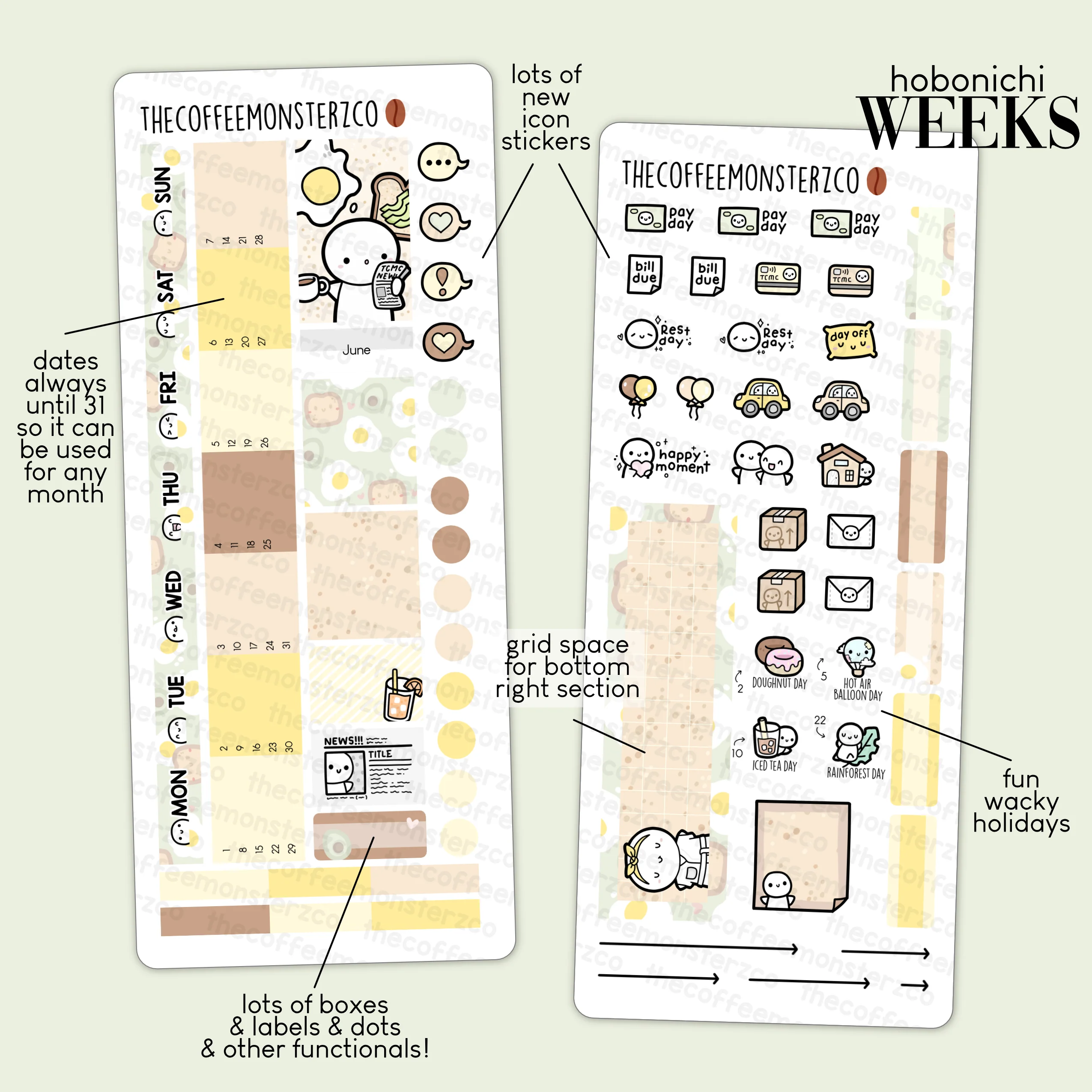 2023 Hobonichi Weeks Monthly Kits - Part 1 - Image 7