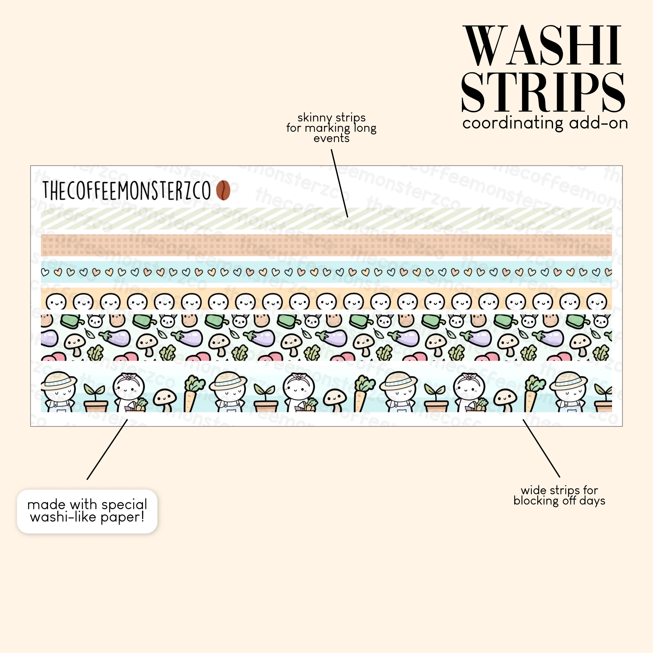 2023 Coordinating Add-ons - Washi Strips - Part 1 - Image 2