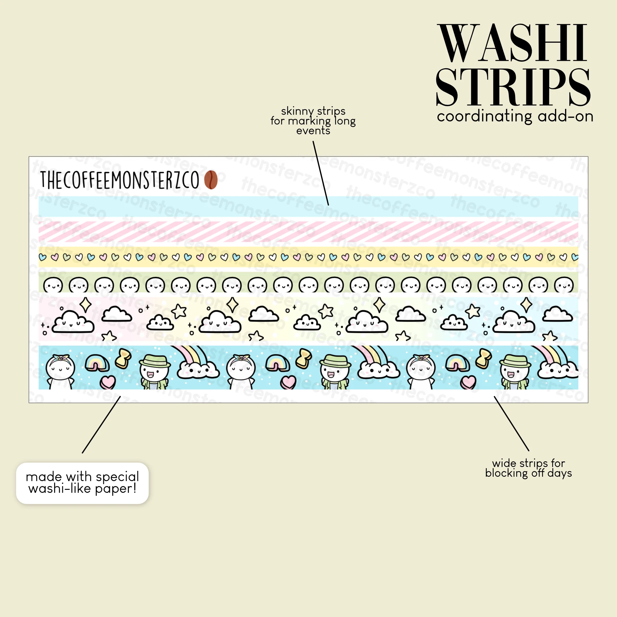 2023 Coordinating Add-ons - Washi Strips - Part 1 - Image 4
