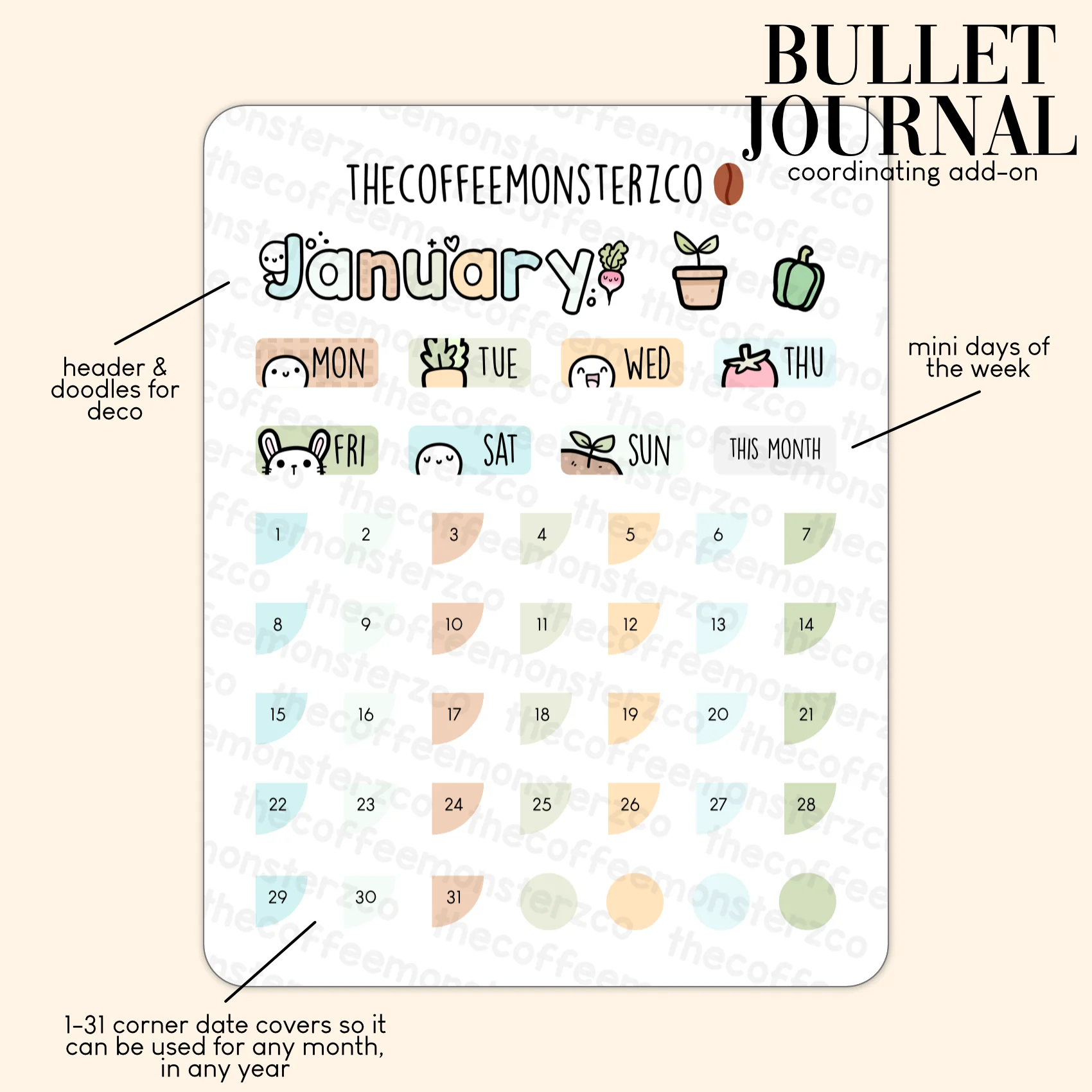 2023 Coordinating Add-ons - Bullet Journal - Part 1 - Image 2