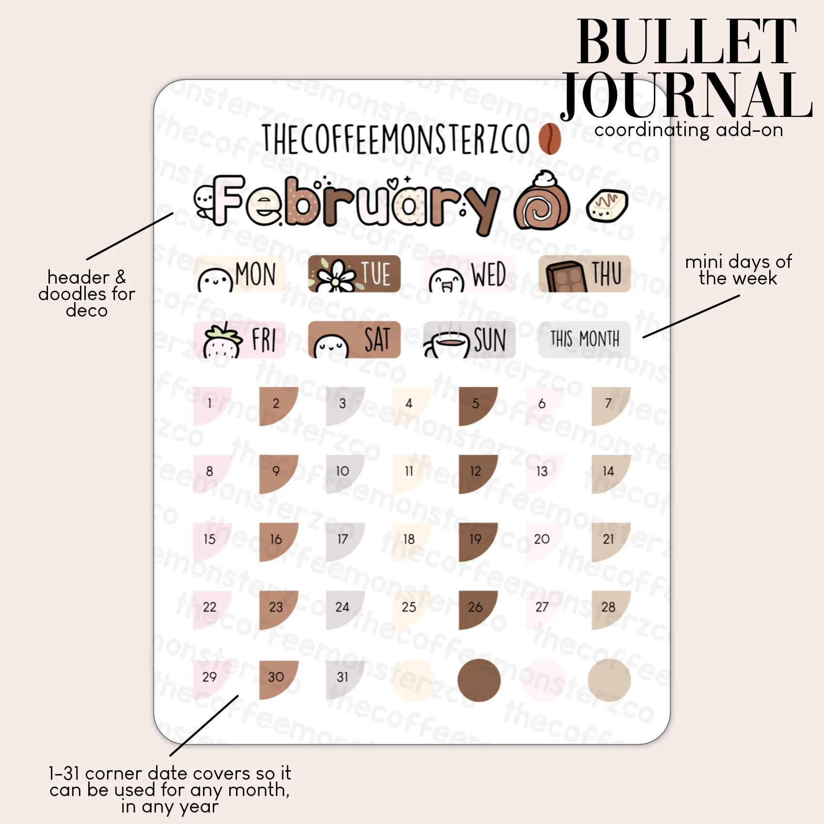 2023 Coordinating Add-ons - Bullet Journal - Part 1 - Image 3