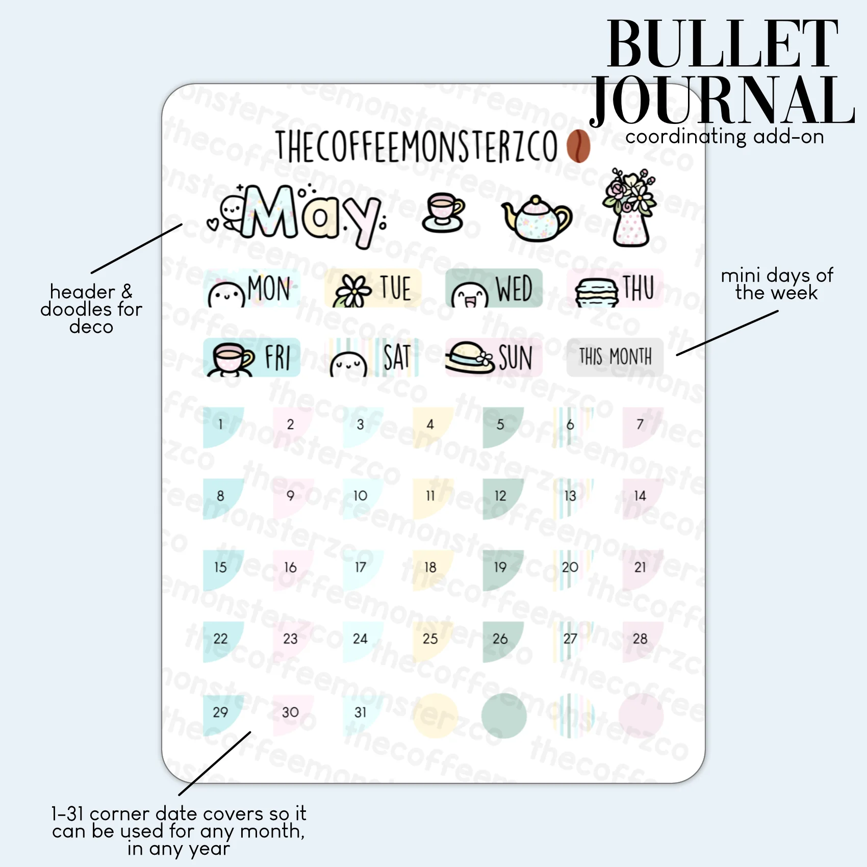 2023 Coordinating Add-ons - Bullet Journal - Part 1 - Image 6