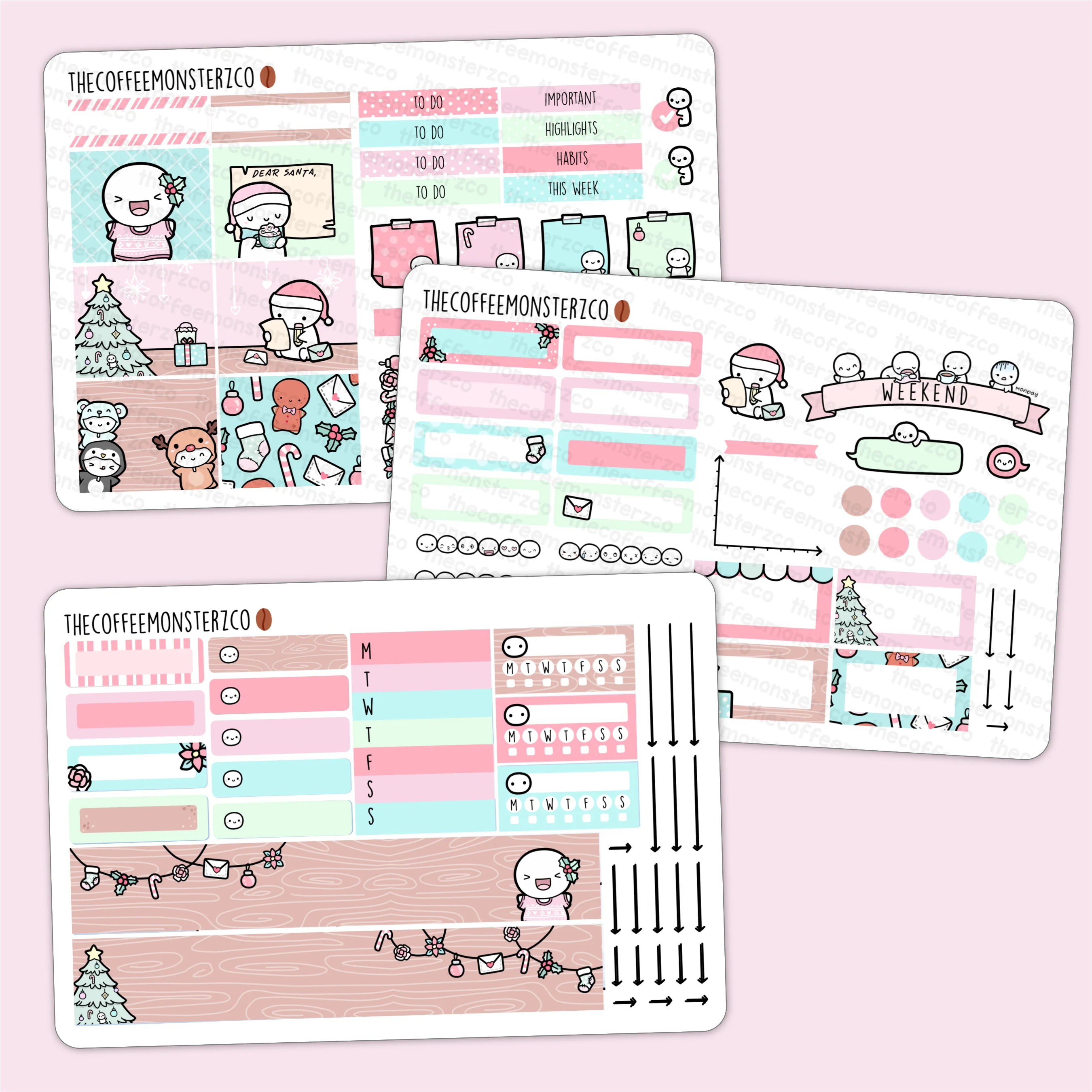 Holiday Cheer Hobonichi Cousin Kit - Image 3