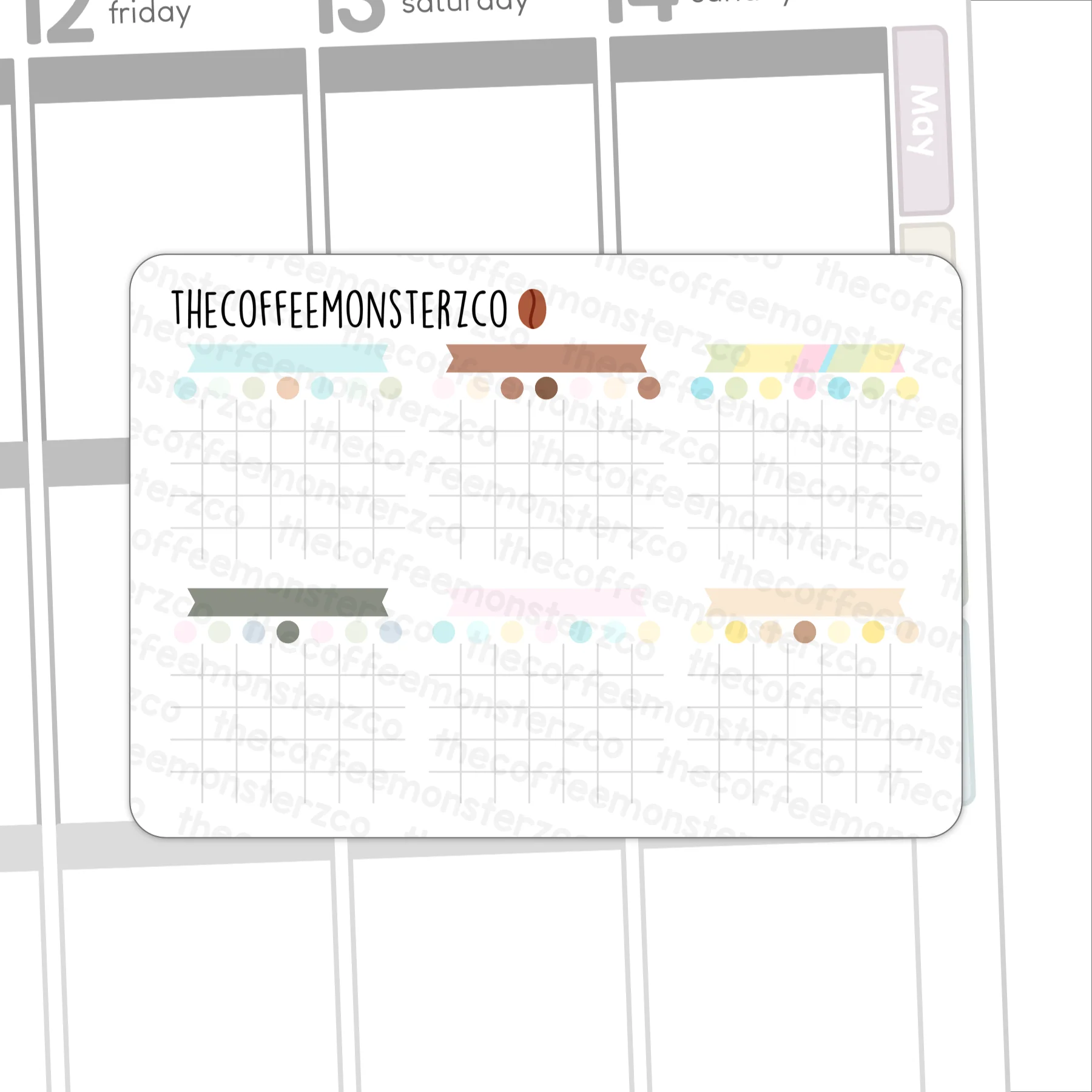 Monthly Habit Trackers - Image 2