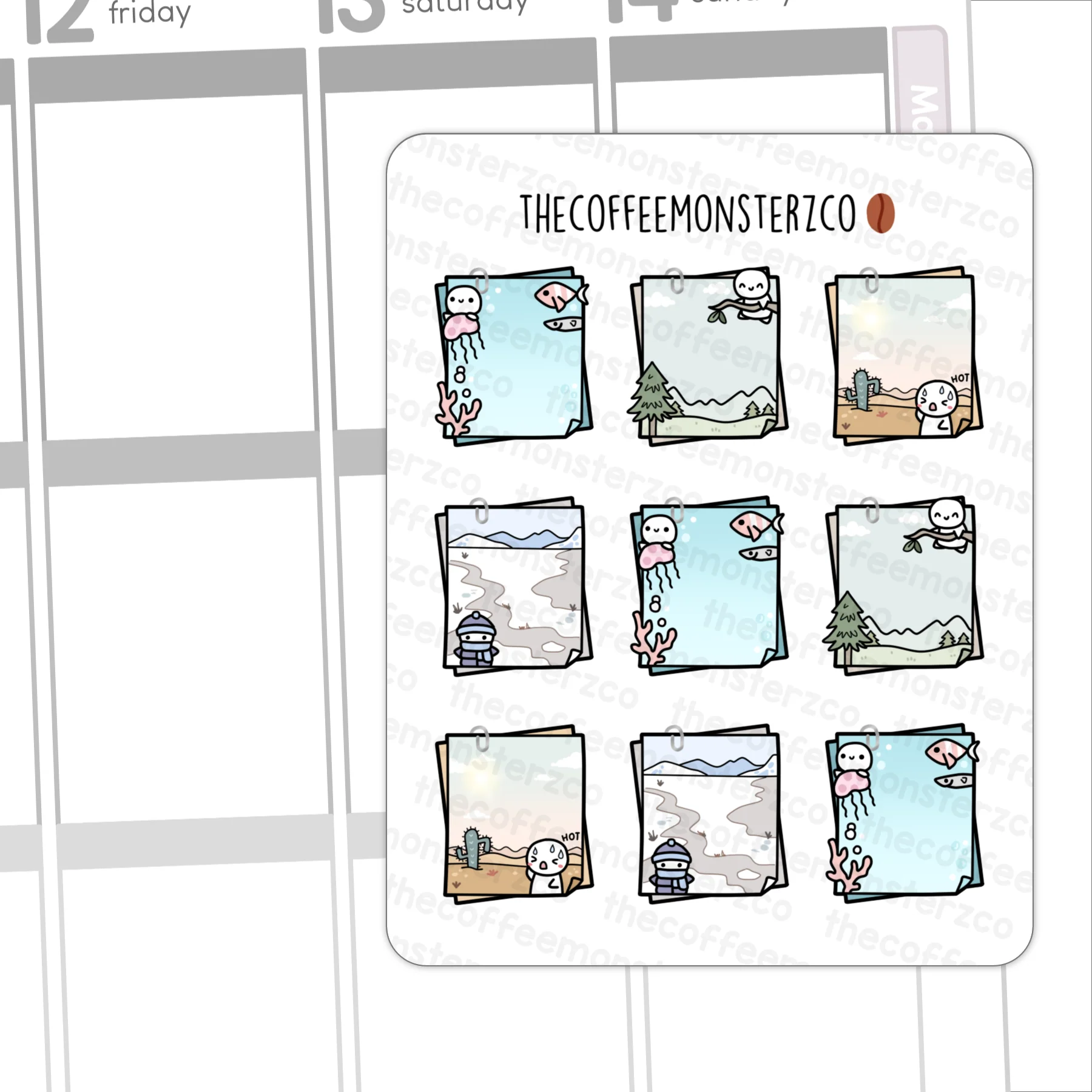 Biome Sticky Note Stickers - Image 2