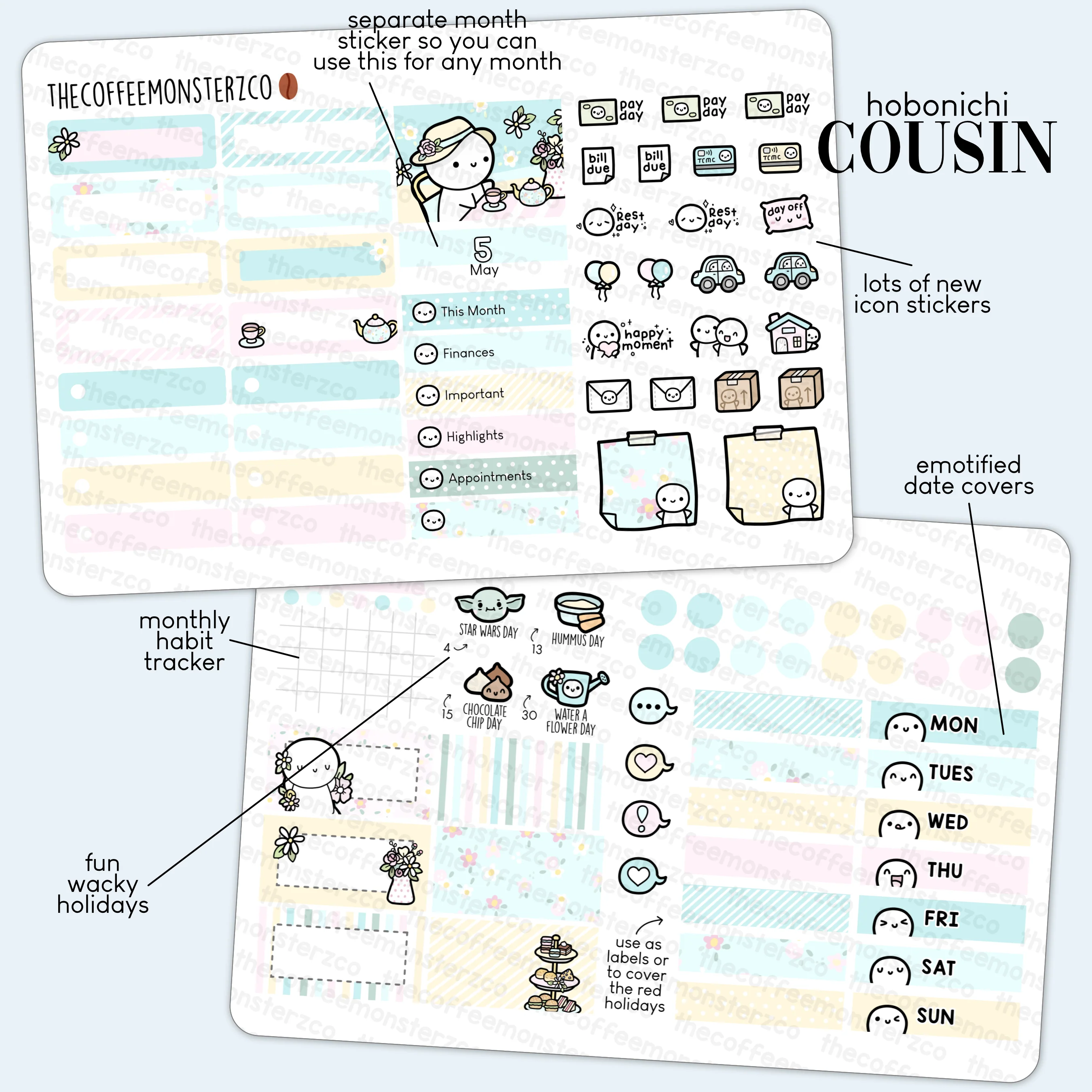 2023 Hobonichi Cousin Monthly Kits - Part 1 - Image 6