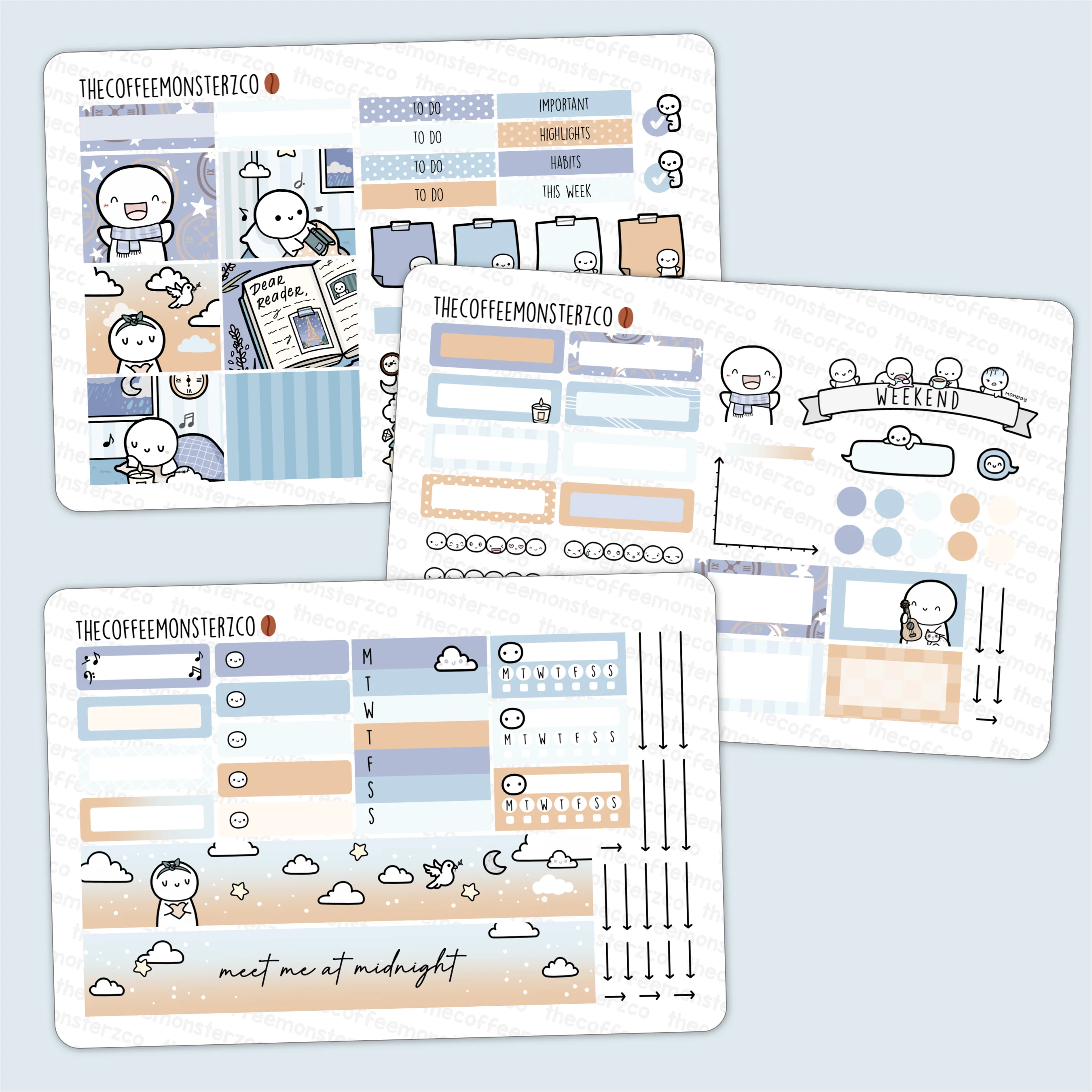 Midnights Hobonichi Cousin Kit - Image 3